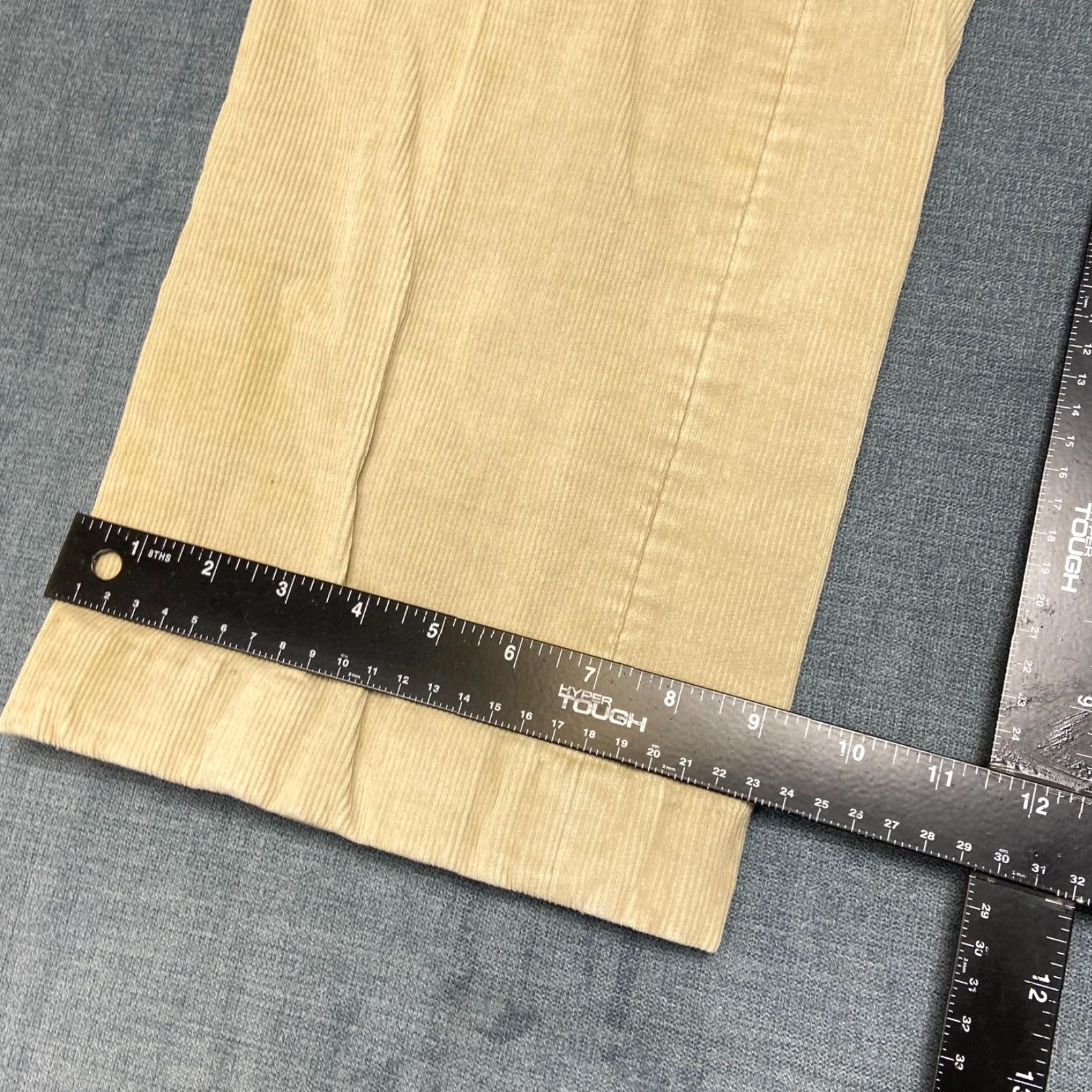 Pike Brothers VINTAGE Brothers California Corduroy Pants Mens 32x26 Beige Pockets Mid Rise Wide Leg Size US 32 / EU 48 - 6 Thumbnail