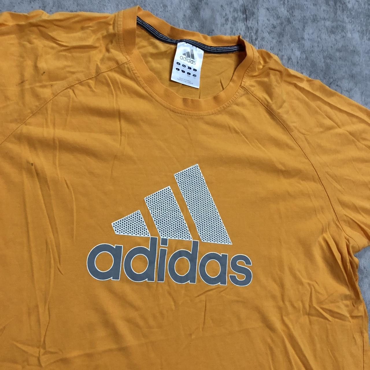 Adidas Yellow Adidas T-shirt Size US L / EU 52-54 / 3 - 2 Thumbnail
