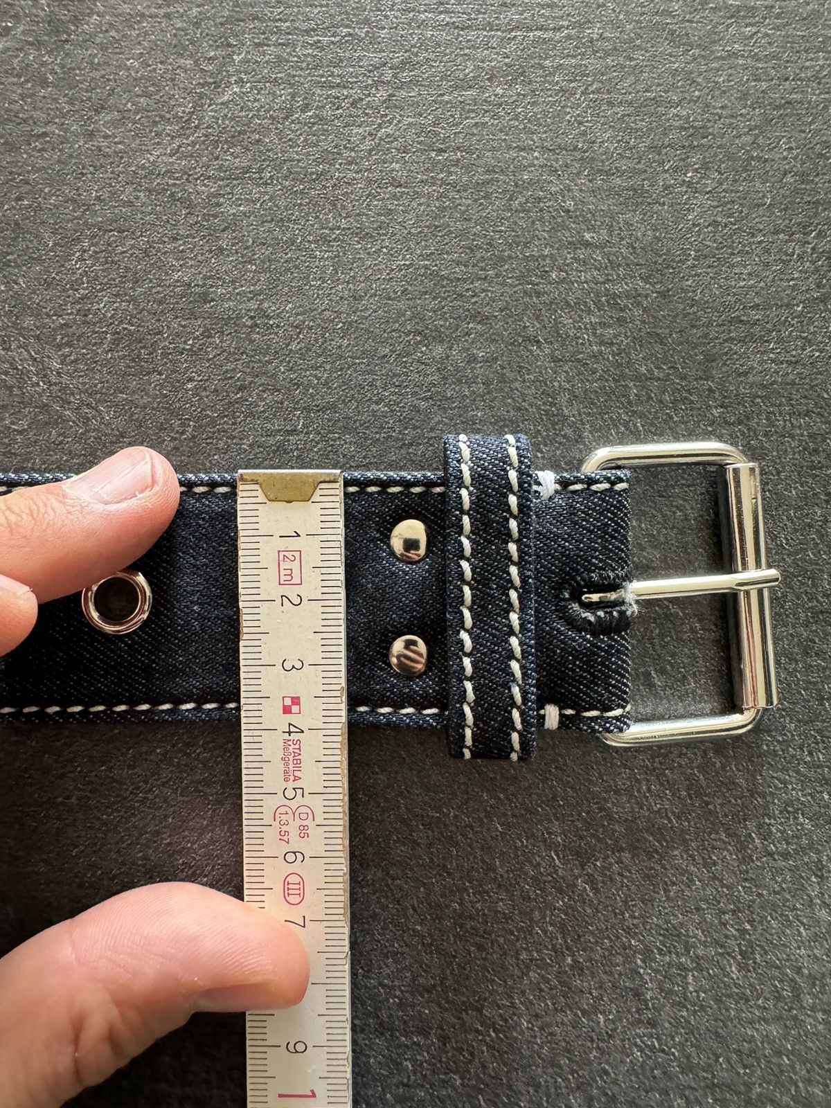 Acne Studios × Designer Acne studios denim belt super rare avant garde Size 30 - 5 Thumbnail