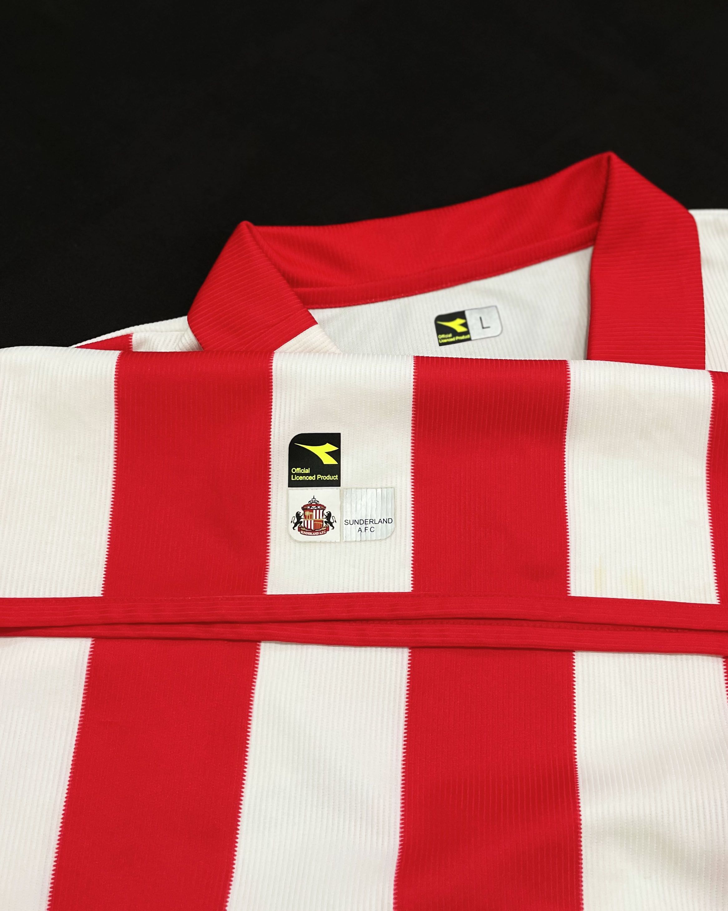 Diadora Sunderland AFC Home Kit 2004 2005 Size US L / EU 52-54 / 3 - 4 Thumbnail