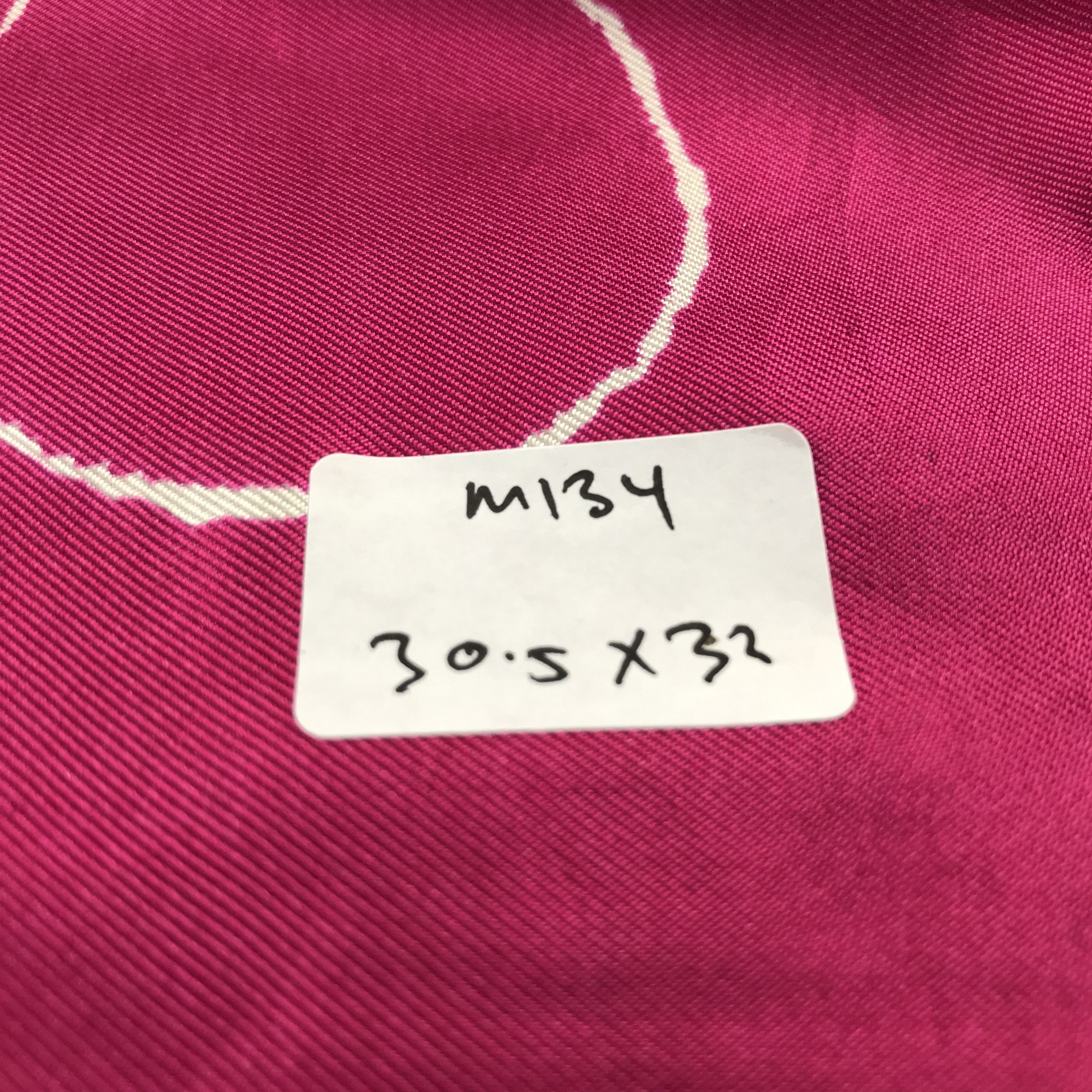 Vintage Vintage Pink Dots Silk Scarf M134 Size ONE SIZE - 9 Thumbnail