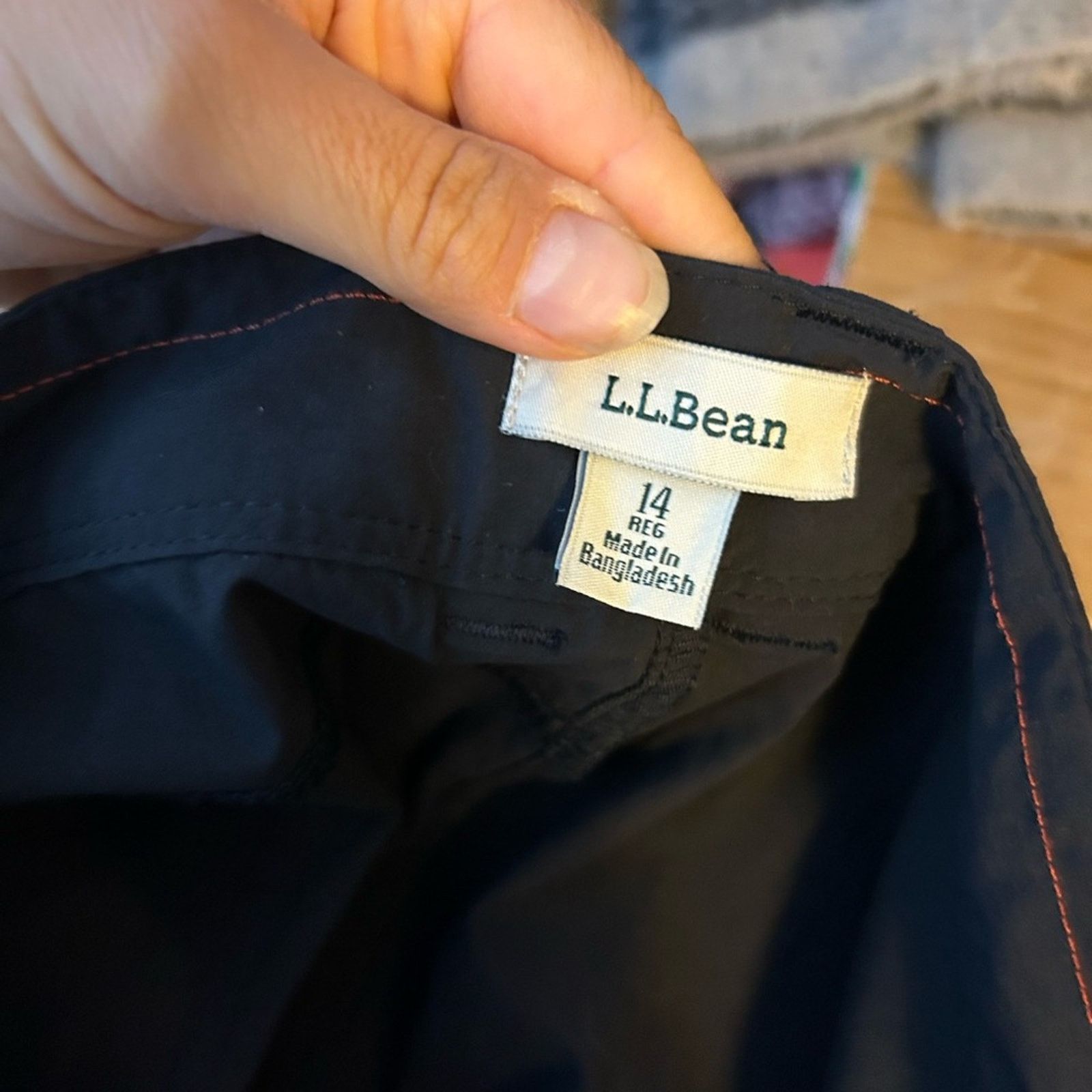 L.L. Bean L.L. Bean Black Cresta Slim Fit Hiking Pants Size 36" / US 14 / IT 50 - 3 Thumbnail