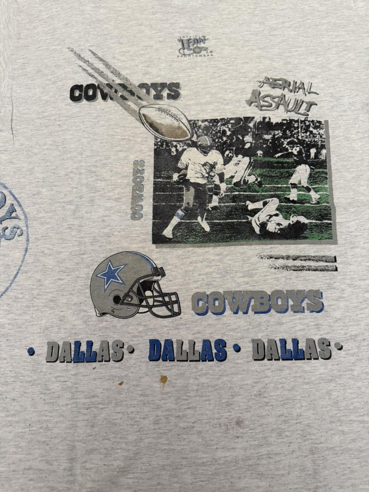 Vintage vintage dallas cowboys 1993 aerial assault t shirt Size US L / EU 52-54 / 3 - 5 Thumbnail