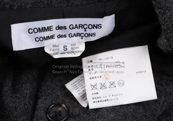 Comme des Garcons Comme Des Garcons Dark Gray Vintage Design Lace Top Size S / US 4 / IT 40 - 9 Thumbnail