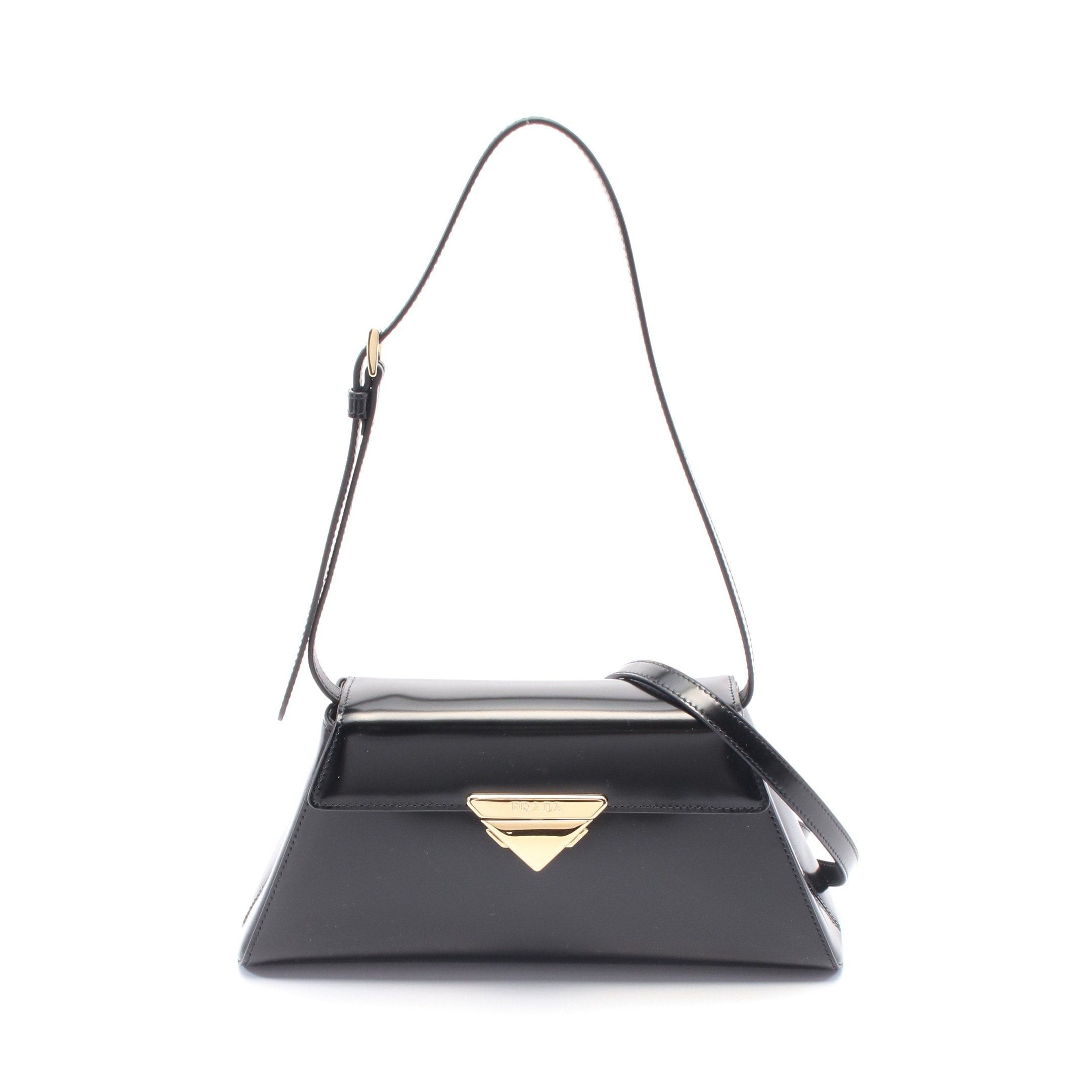 Prada Prada Shoulder Bag Leather Black Size ONE SIZE - 1 Thumbnail