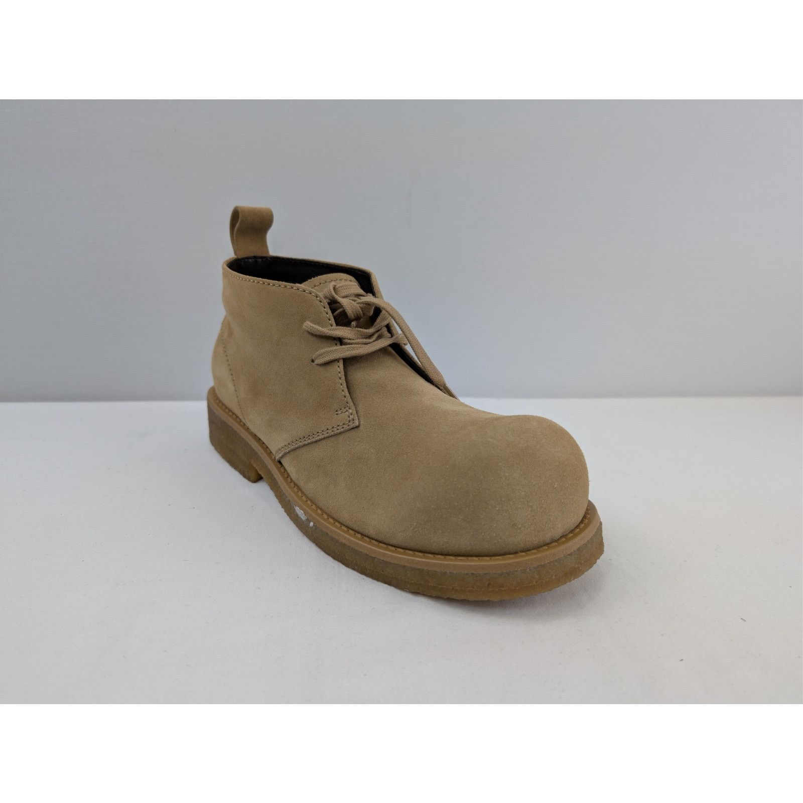 Bottega Veneta o1rshd1 Deep NuBuck Helium Ankle Boot in Camel Size US 10 / EU 43 - 2 Thumbnail