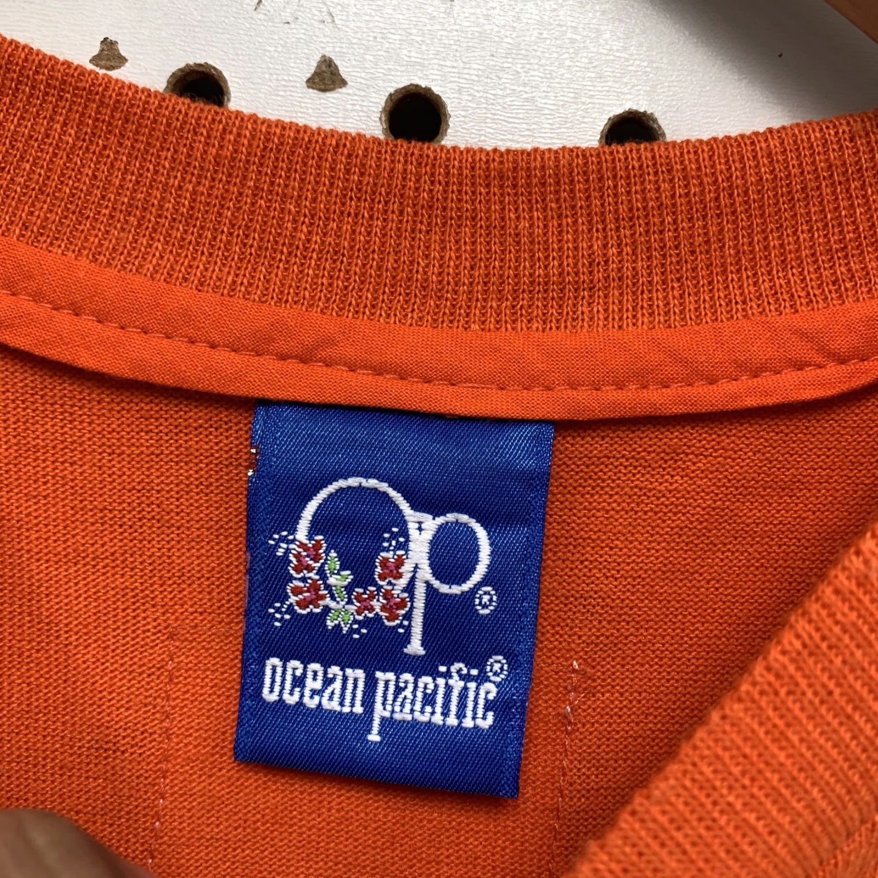Ocean Pacific VINTAGE Ocean Pacific Pocket Shirt Orange M T-Shirt Short Sleeve Crew Neck Men 80s VTG Pockets USA 80s Size US M / EU 48-50 / 2 - 2 Thumbnail