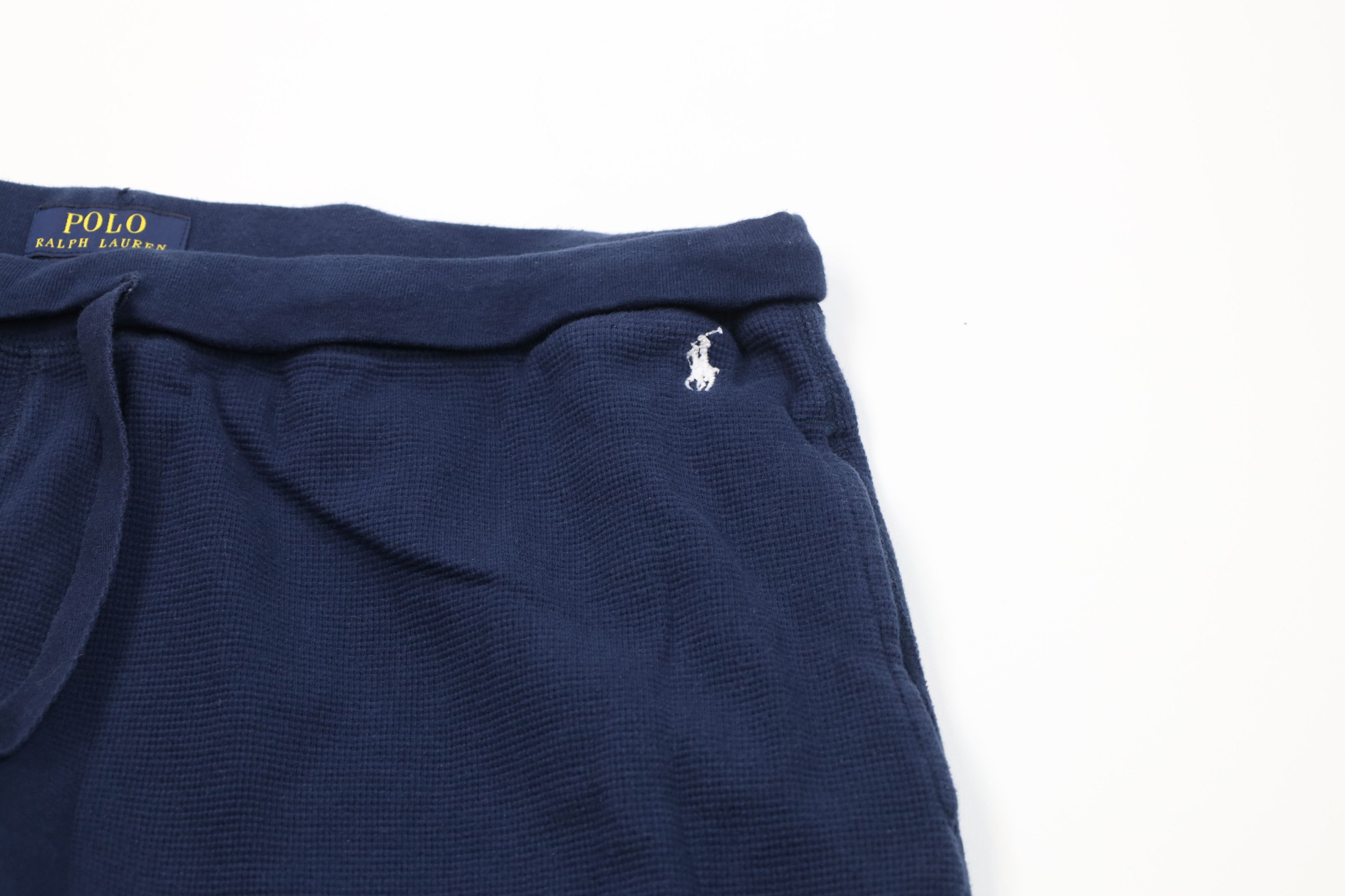Ralph Lauren Vintage Y2K Ralph Lauren Waffle Wide Leg Sweatpants Blue Size US 38 / EU 54 - 6 Thumbnail