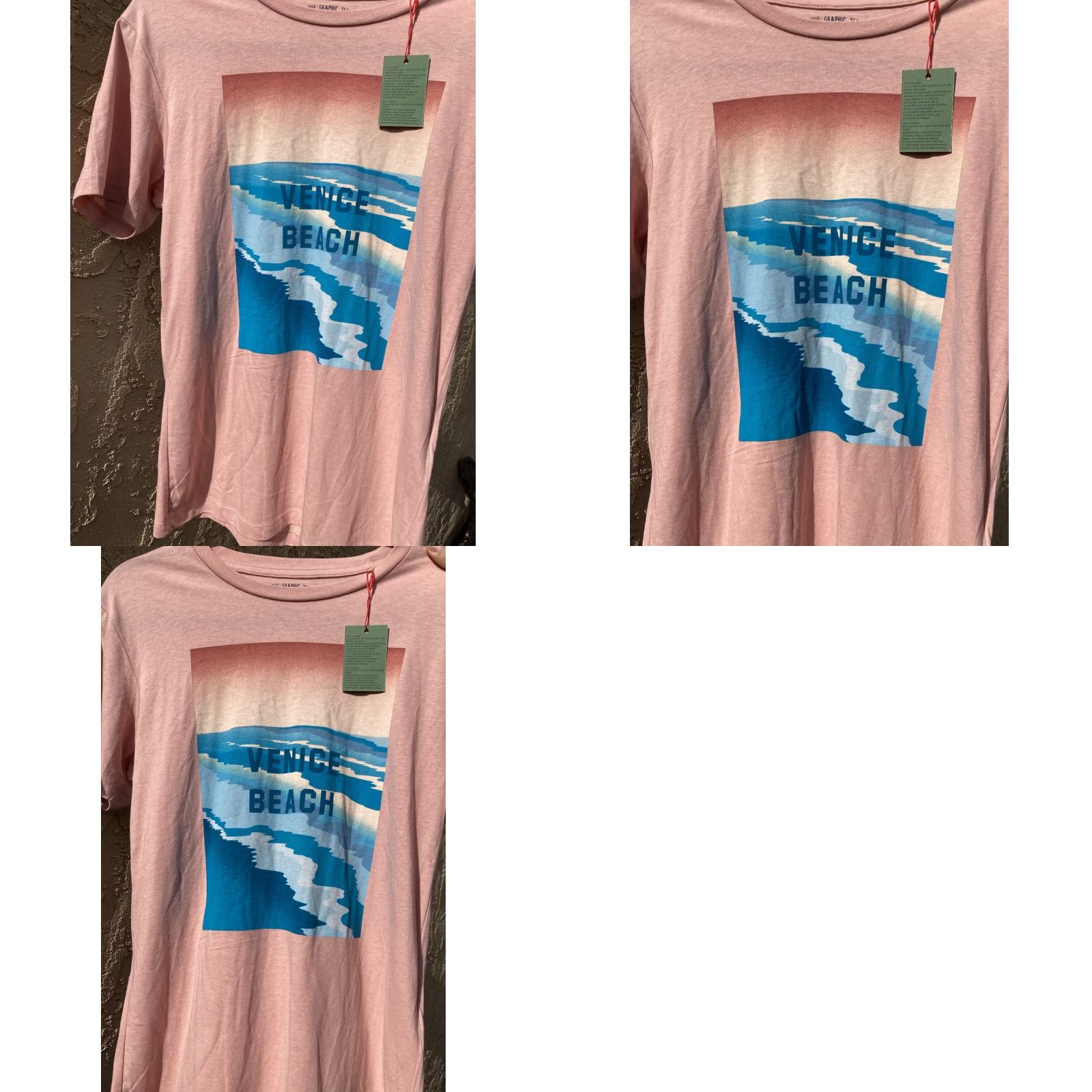 Celio Celio Love Recycle Pink Venice Beach SS T-Shirt Women Small NWT Cotton Blend Logo Graphic Size S / US 4 / IT 40 - 8 Thumbnail