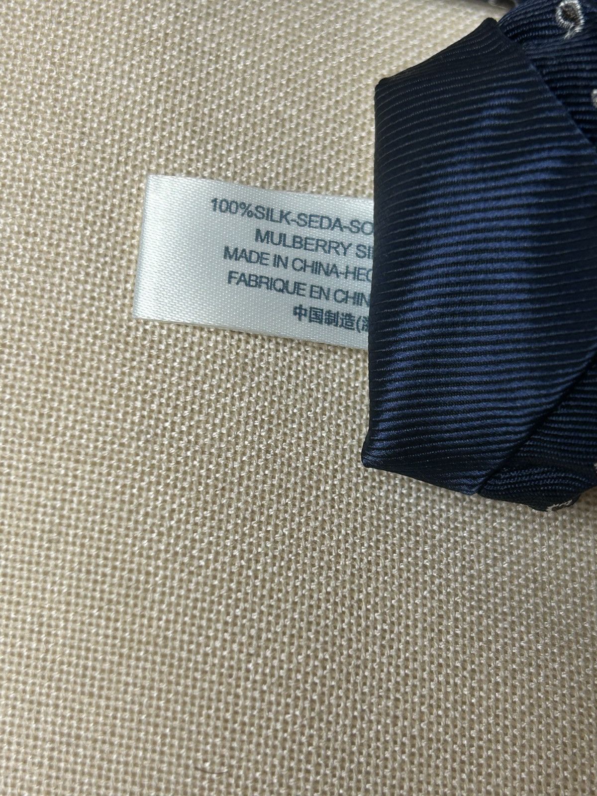 Suitsupply Suitsupply blue navy mini paisley Silk Mens Tie Size ONE SIZE - 6 Thumbnail