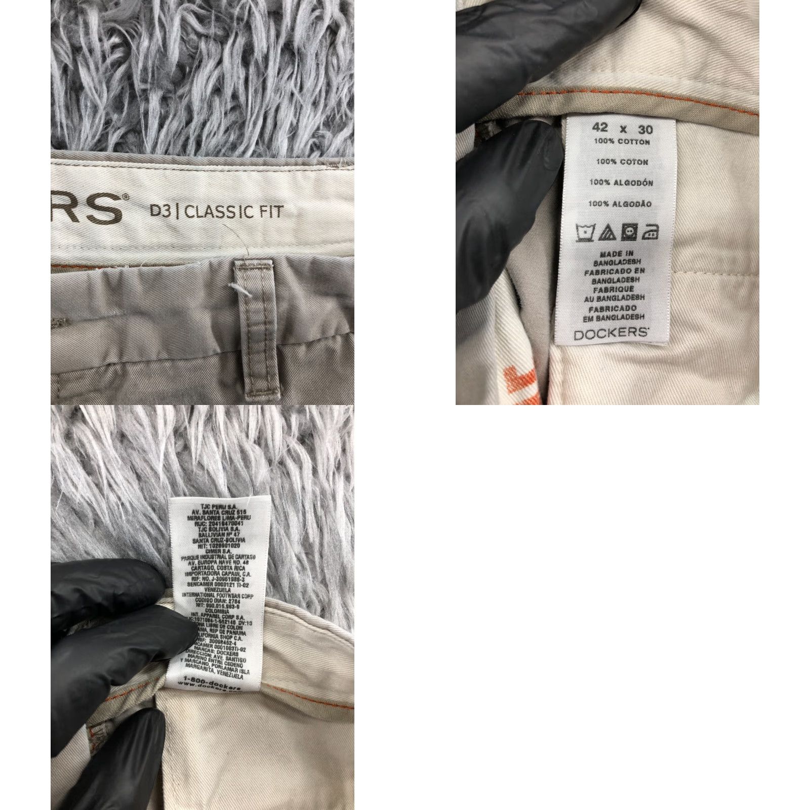 Dockers DOCKERS D3 Khaki Pants Mens 40x30 Beige Slimming Stretch 5-Pocket Flat Front Logo City Casual Formal Business Dress Shirt? Size US 40 / EU 56 - 9 Thumbnail