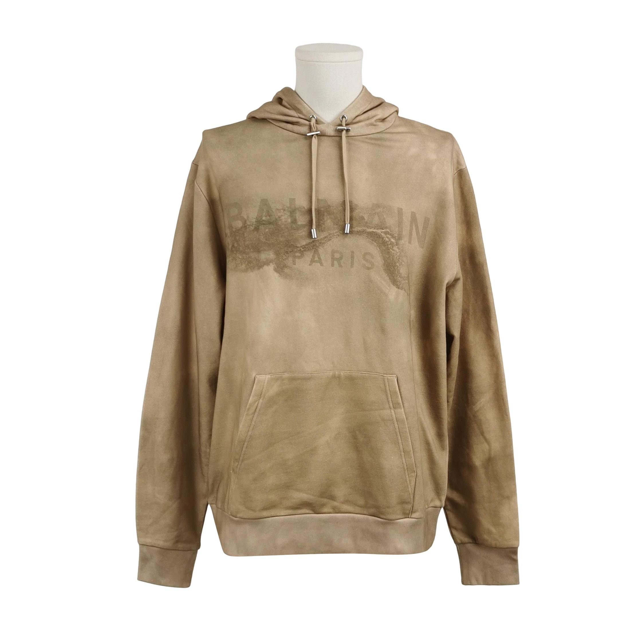 Balmain Balmain Logo Cotton Hoodie Size M Size US M / EU 48-50 / 2 - 1 Thumbnail