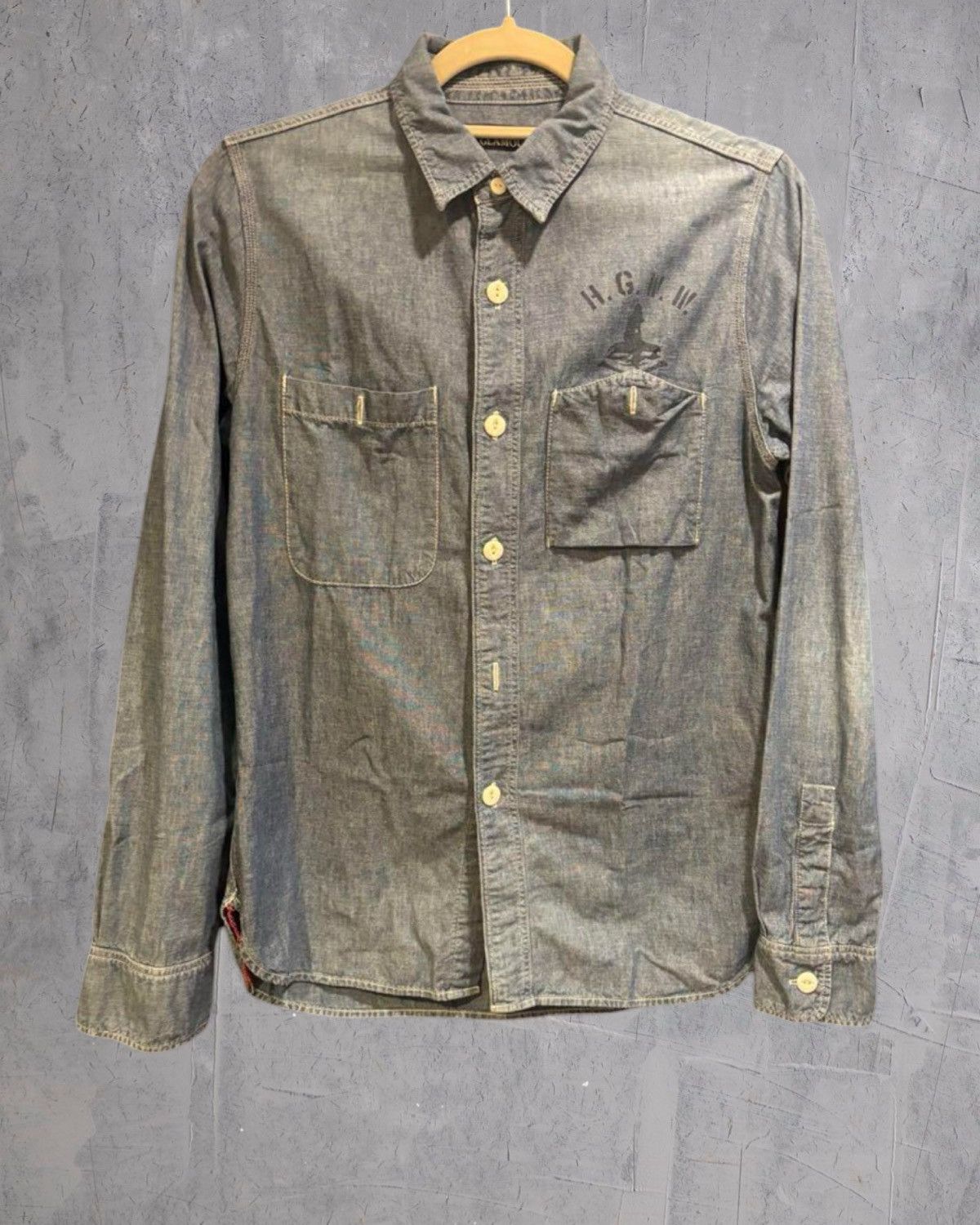 Hysteric Glamour × Japanese Brand × Vintage Hysteric Glamour Denim shirt Size US S / EU 44-46 / 1 - 1 Thumbnail