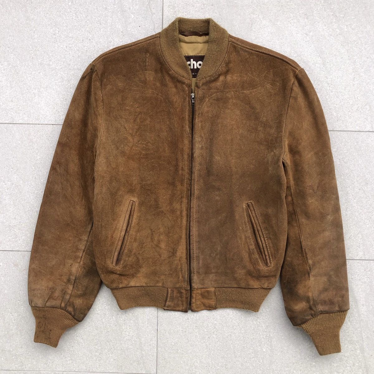 Schott Vintage SCHOTT NYC Suede Leather Bomber Jacket 🇺🇸 Size US M / EU 48-50 / 2 - 2 Thumbnail