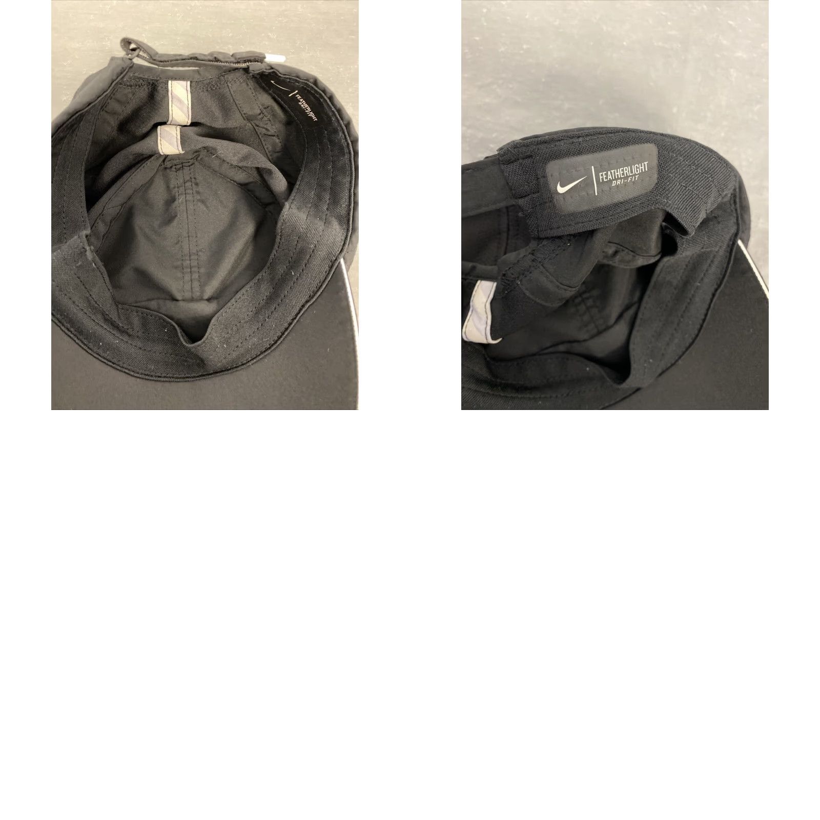 Nike Nike Dri-Fit Featherlight Golf Navy Black w/ White Swoosh Blank Hat Cap /828 Size ONE SIZE - 8 Thumbnail