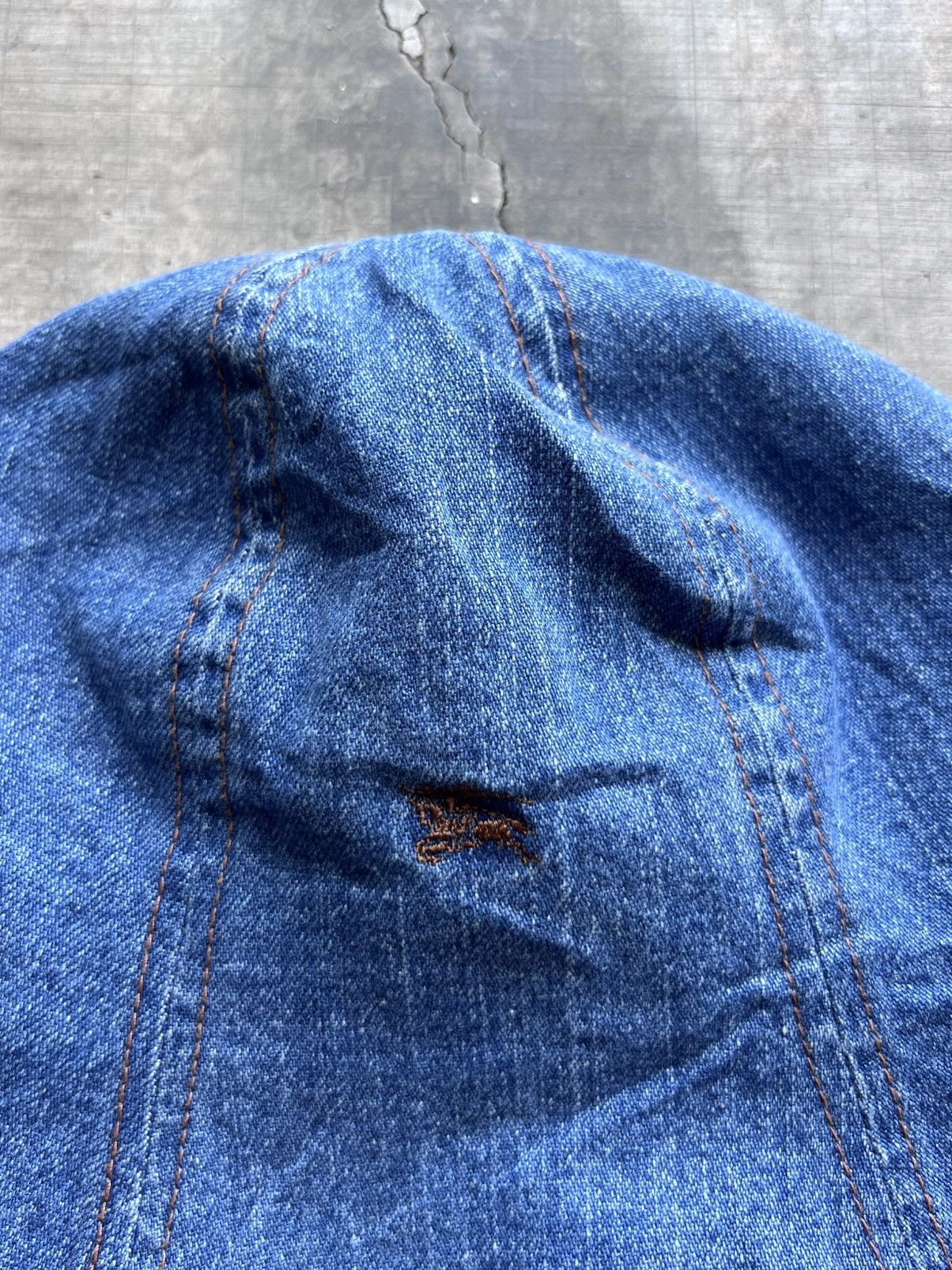 Burberry Burberry Blue Label Denim Bucket Hat Size ONE SIZE - 4 Thumbnail