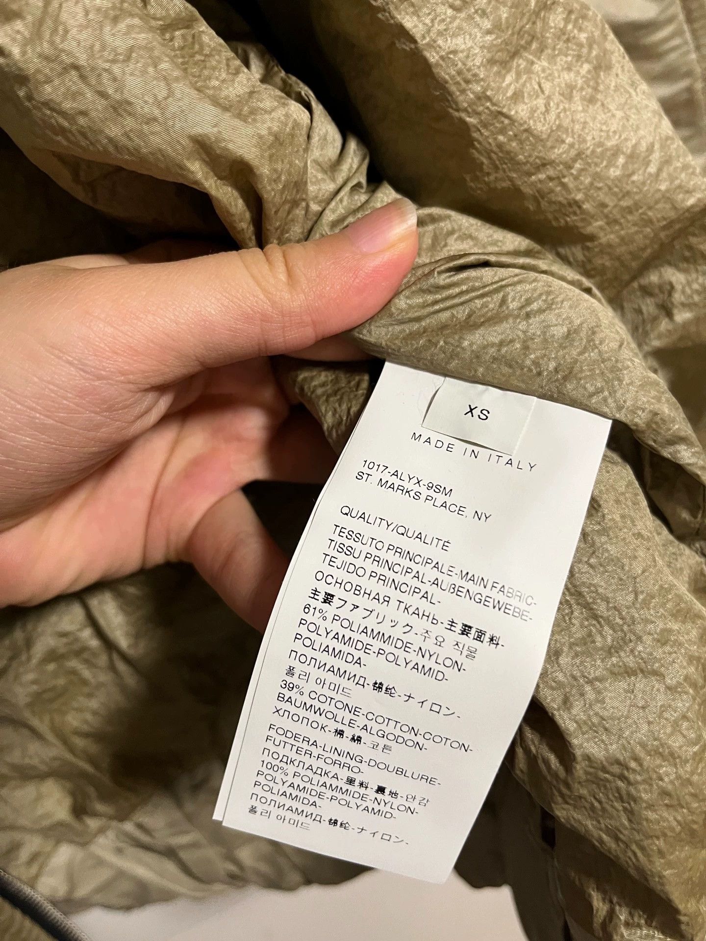 1017 ALYX 9SM 1017 Alyx 9SM Tech Jacket XS 9/10 Oversized Thick Size US XS / EU 42 / 0 - 6 Thumbnail