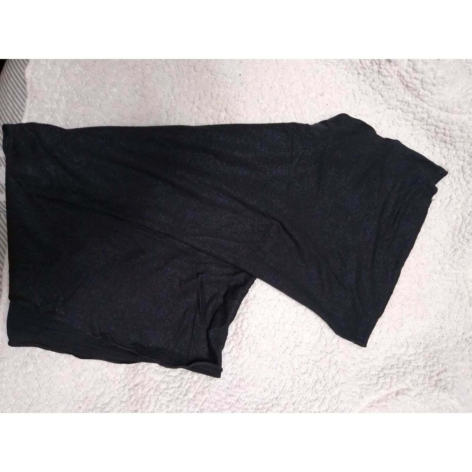 The Unbranded Brand Fashion Scarf Black Metallic 66" x 10" - (Unbranded ) Size ONE SIZE - 2 Thumbnail