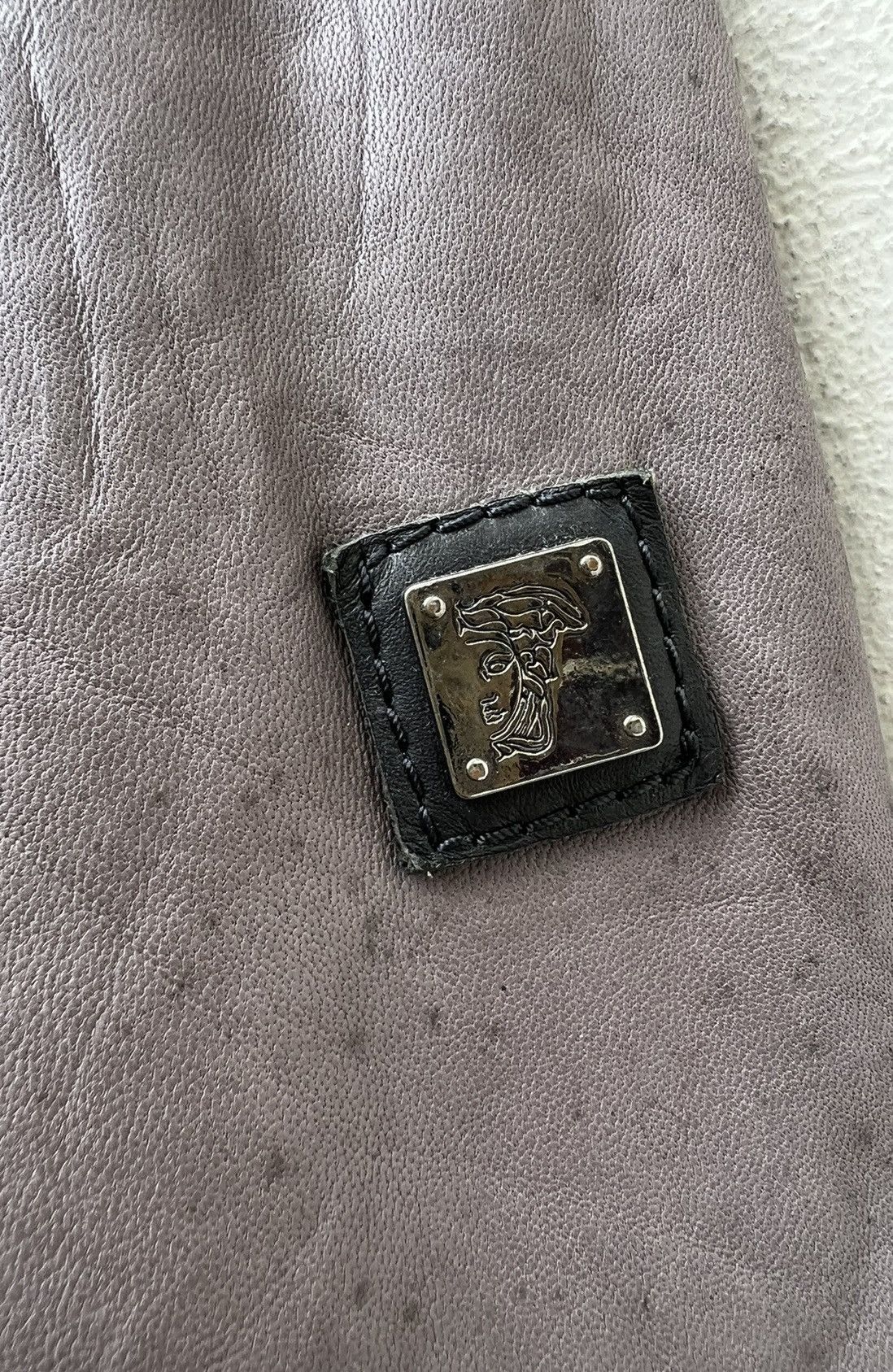 Versace Versace Collection Dirty Patina Lamb Leather Jacket Size US M / EU 48-50 / 2 - 8 Thumbnail