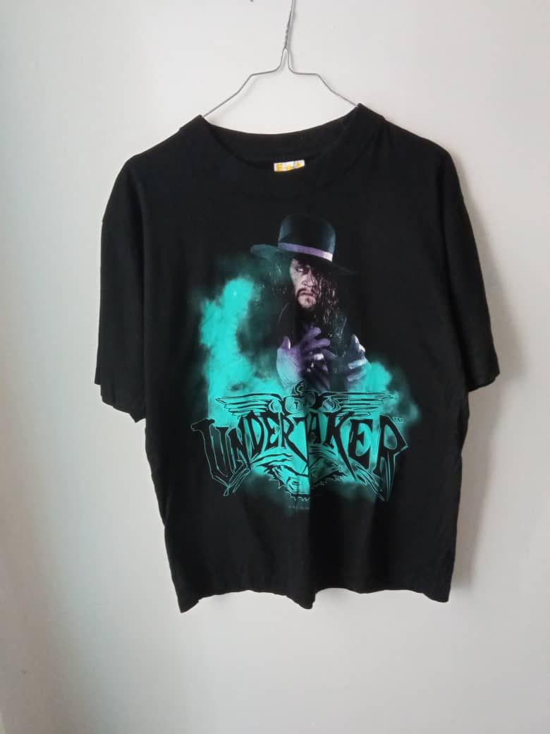 Vintage × WWE × WWF 1995 The Undertaker Rest In Peace Double Sided Tee Size US M / EU 48-50 / 2 - 1 Thumbnail
