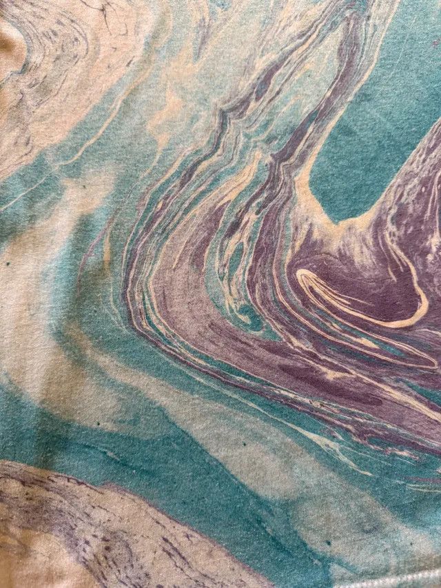 Vintage Vintage Psychedelic Tie Dye Marbled T-Shirt Size US M / EU 48-50 / 2 - 4 Thumbnail