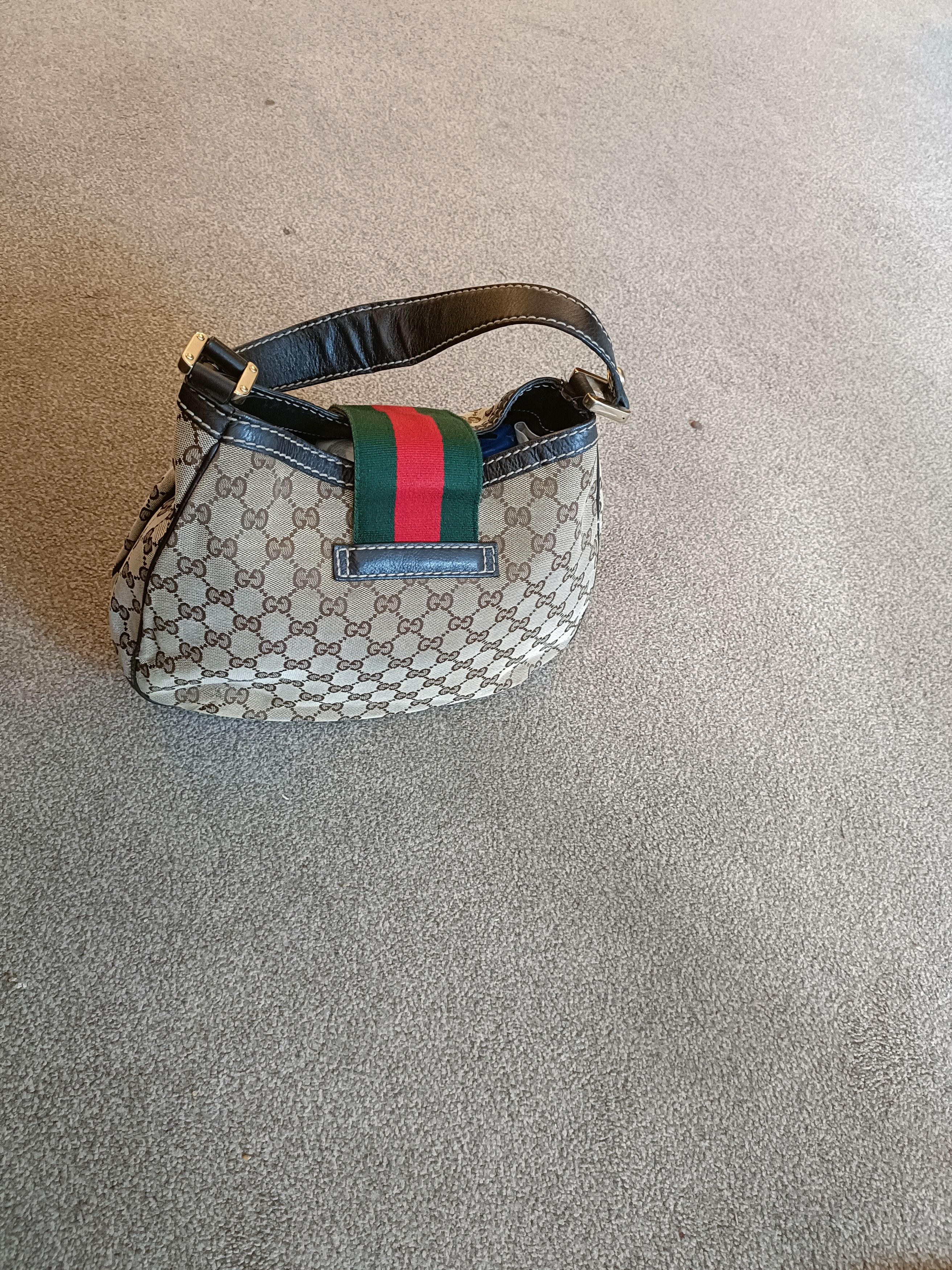 image of Gucci Hobo Bag in Beige, Women's