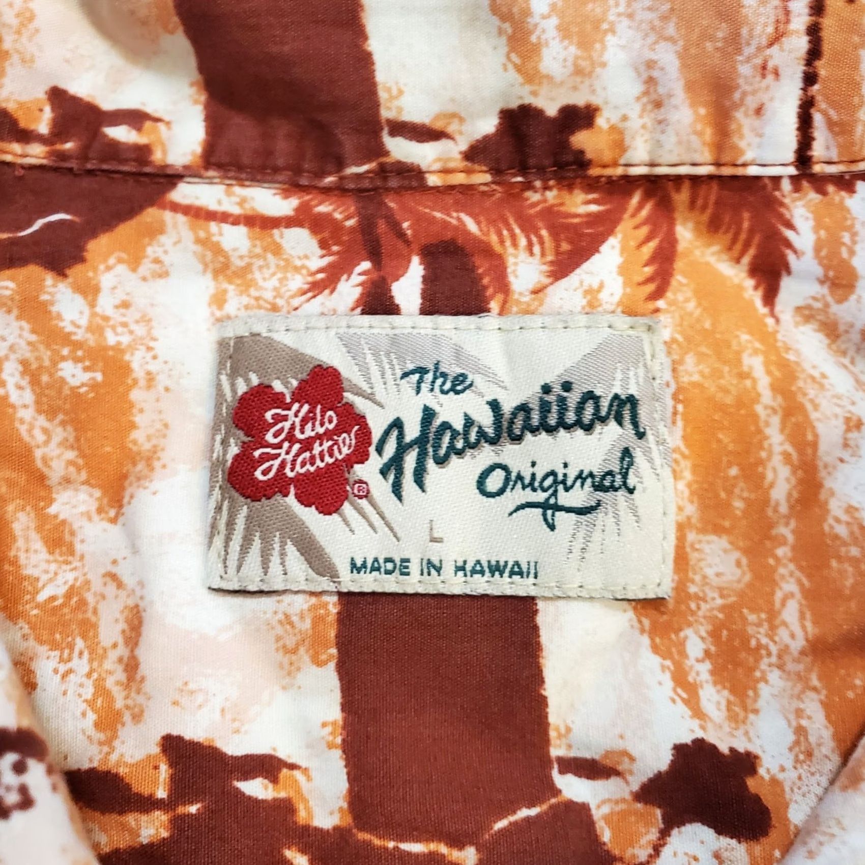 Hilo Hattie VINTAGE Hilo Hattie Shirt Mens L Short Sleeve Button-Up Red Orange Tropical Surfer Graphic Print Casual Hawaiian 70s Beach info Size US L / EU 52-54 / 3 - 7 Thumbnail
