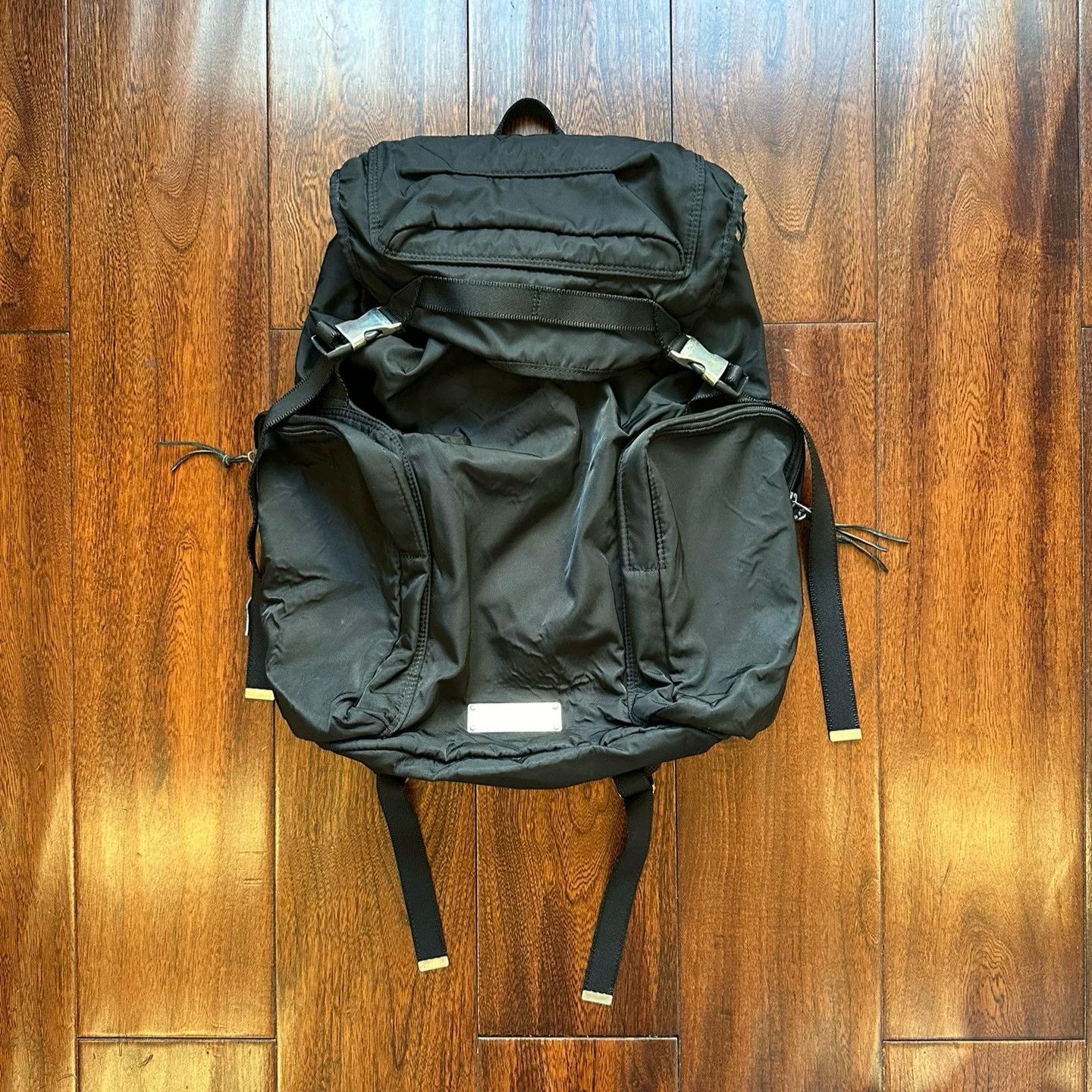 Undercover UNDERCOVER Black Parachute Backpack Size ONE SIZE - 1 Thumbnail