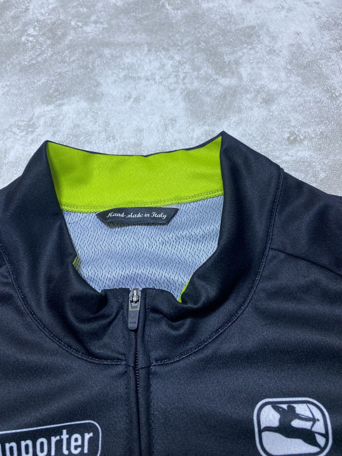 Other Giordana Cycling Jersey Short Sleeve Black Neon Yellow Size US XL / EU 56 / 4 - 6 Thumbnail