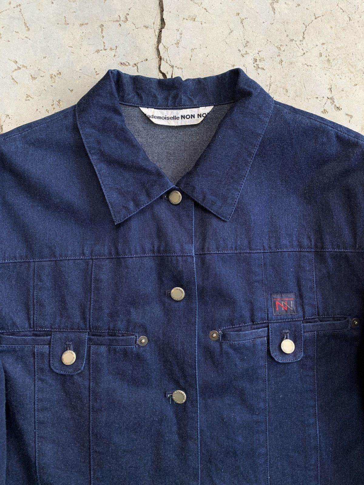 Issey Miyake Issey Miyake Mademoiselle Non Non Denim Jacket Size US M / EU 48-50 / 2 - 3 Thumbnail