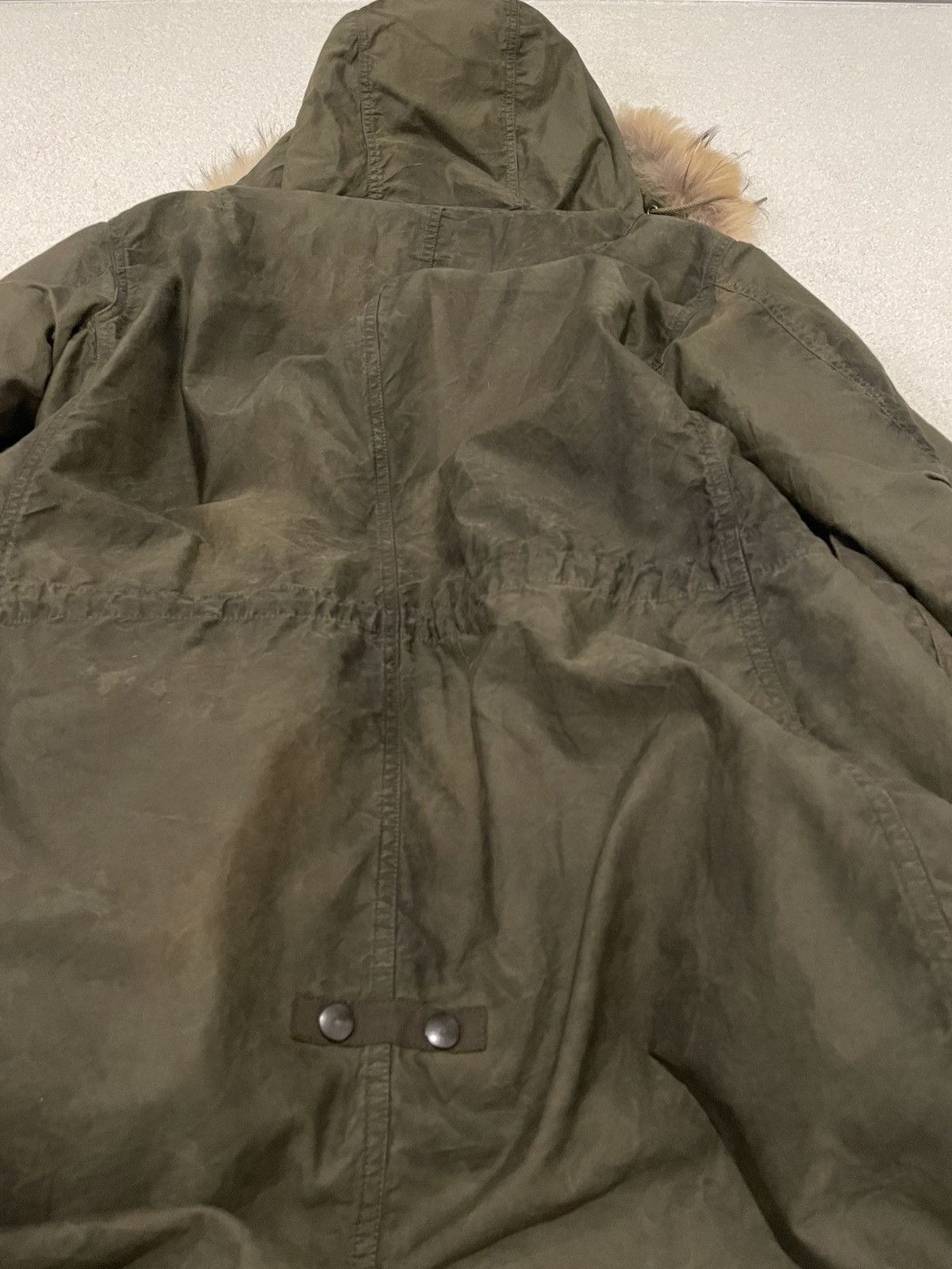 Sage De Cret Fishtail Parka with Rabbit Fur Liner Size US M / EU 48-50 / 2 - 3 Thumbnail