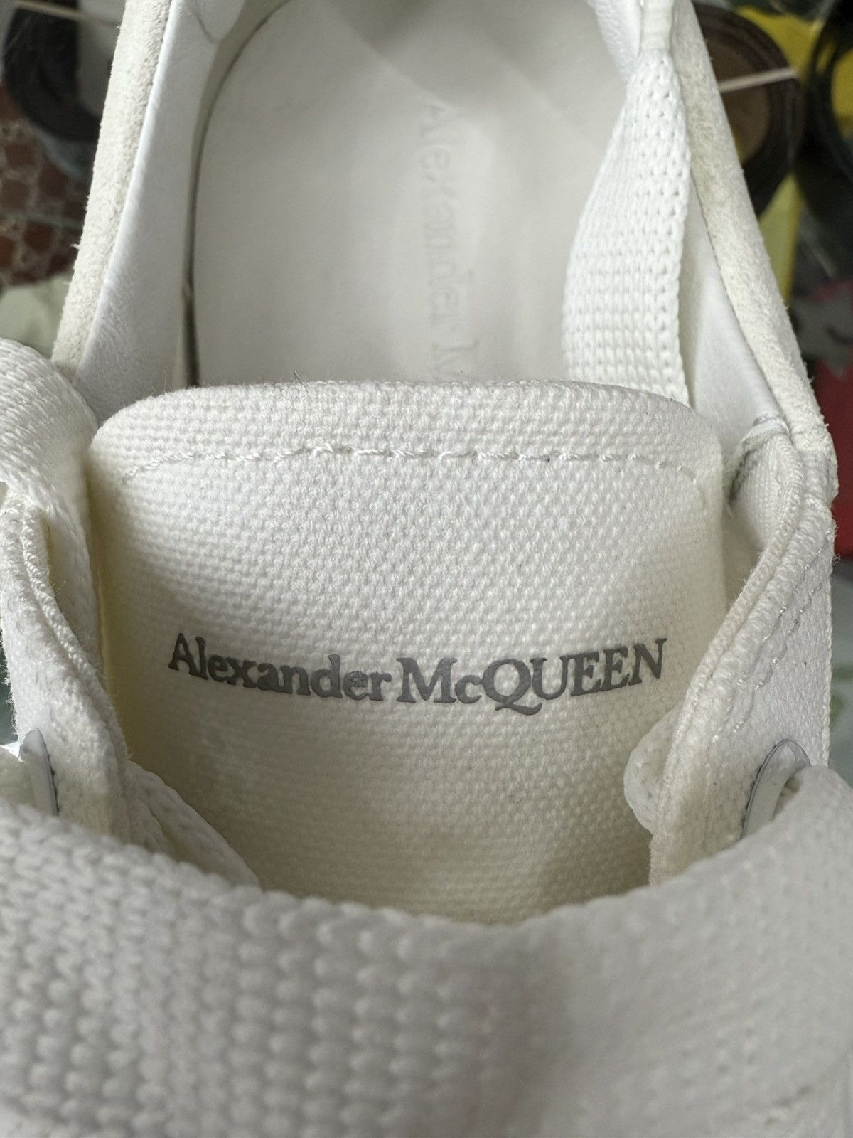 Alexander McQueen ALEXANDER MCQUEEN White Deck Plimsoll Sneaker 40 / 7 US NEW Size US 7 / EU 40 - 23 Thumbnail