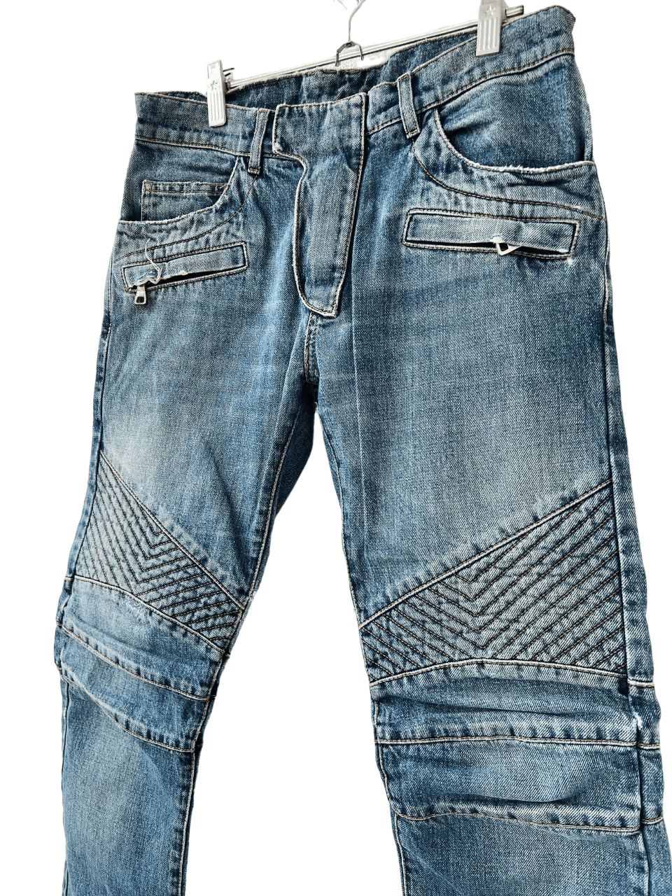 Balmain Balmain Biker Denim Jeans 29 Size US 29 - 9 Thumbnail
