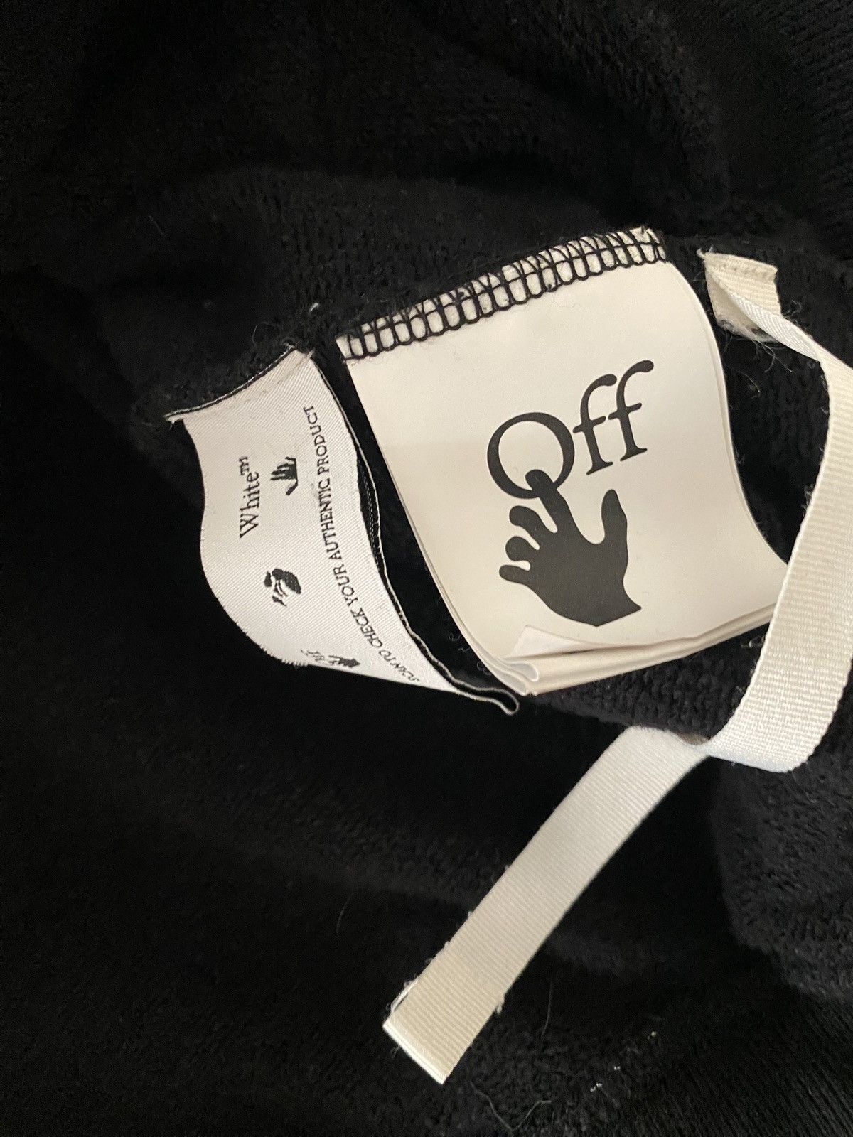 Off-White Off-White All Over Logo Black Hoodie Size Medium Size US M / EU 48-50 / 2 - 4 Thumbnail