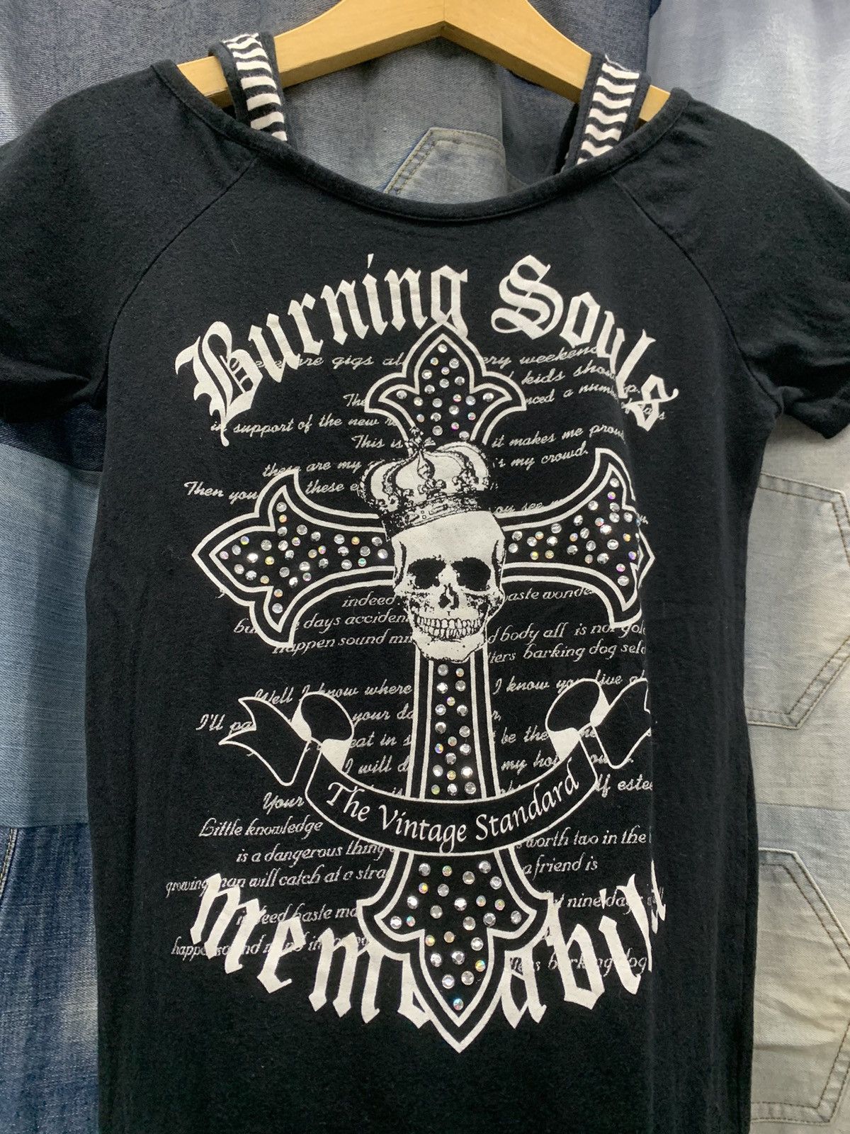 Hysteric Glamour × If Six Was Nine × Japanese Brand Burning Souls cross skulls japanse brand Size US S / EU 44-46 / 1 - 4 Thumbnail
