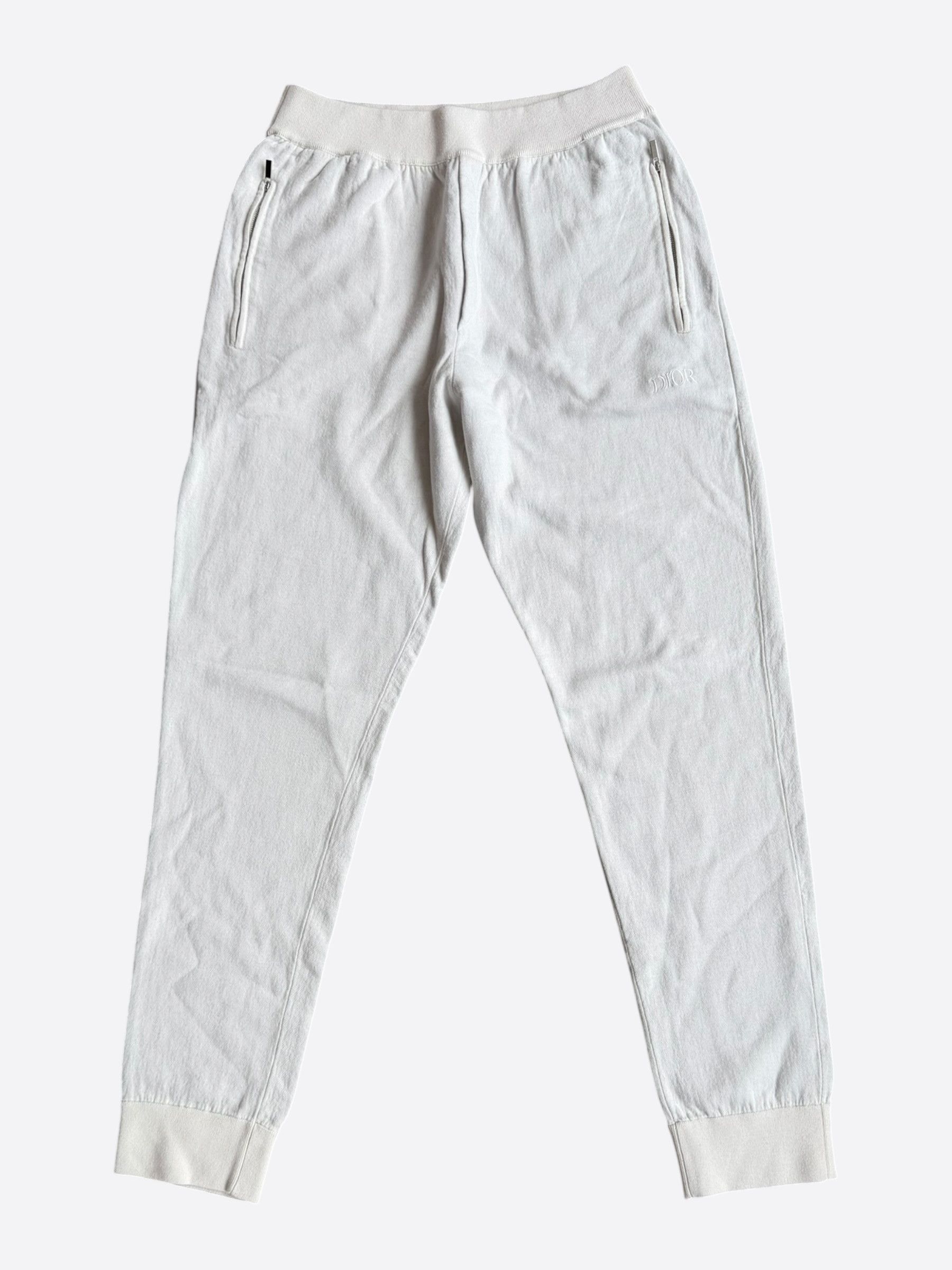 Dior Dior White Oblique Track Pants Size US 32 / EU 48 - 1 Thumbnail
