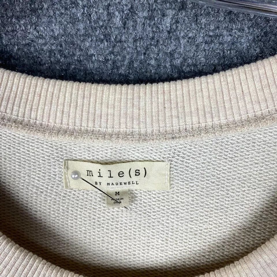 Madewell Miles by Madewell Sweatshirt Women's Medium Long Sleeve M Size M / US 6-8 / IT 42-44 - 3 Thumbnail