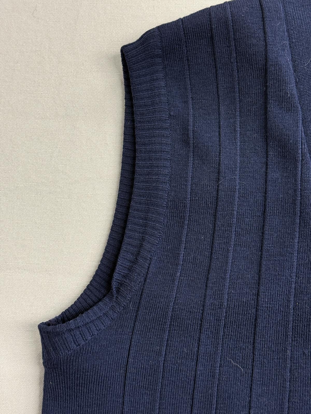 Other Oswal Magna Pure New Wool Navy Blue Mens Vest - Small Size US S / EU 44-46 / 1 - 4 Thumbnail