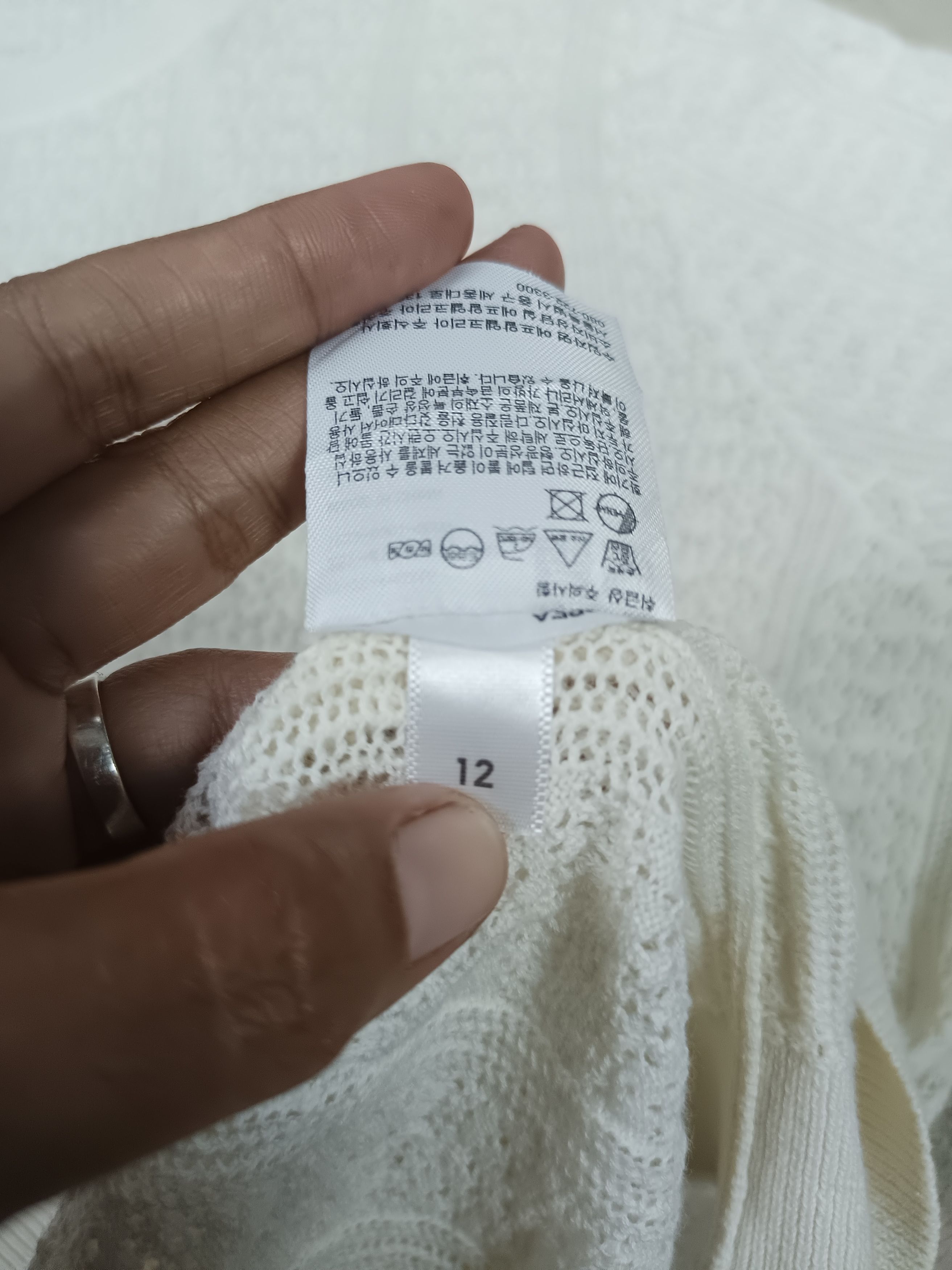 Designer × Uniqlo INES DE LA FRESSAGE X UNIQLO Mesh Knit TShirt Size XXL / US 16-18 / IT 52-54 - 10 Thumbnail
