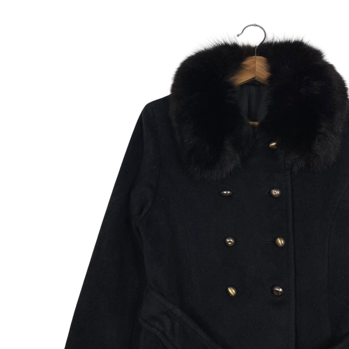 Comme Ca Ism Comme Ca Ism Black Double Breasted Women Coat Size S / US 4 / IT 40 - 7 Thumbnail