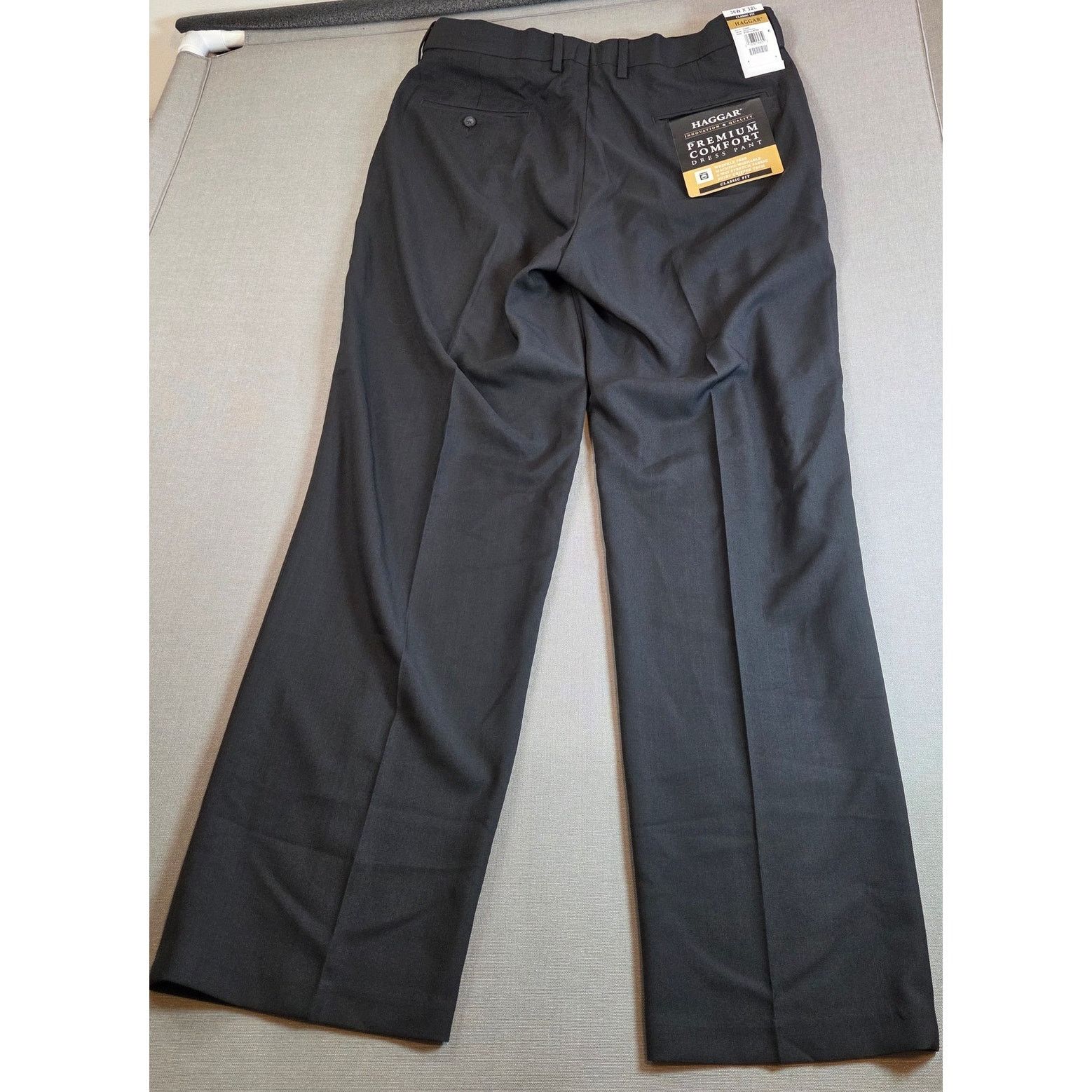 Haggar Haggar Premium Comfort Gray Pants 36x32 NWT Size US 36 / EU 52 - 2 Thumbnail