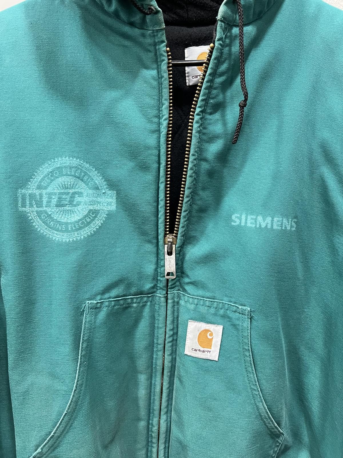 Carhartt 80/90s XL Carhartt Teal Duck Jacket Size US XL / EU 56 / 4 - 3 Thumbnail