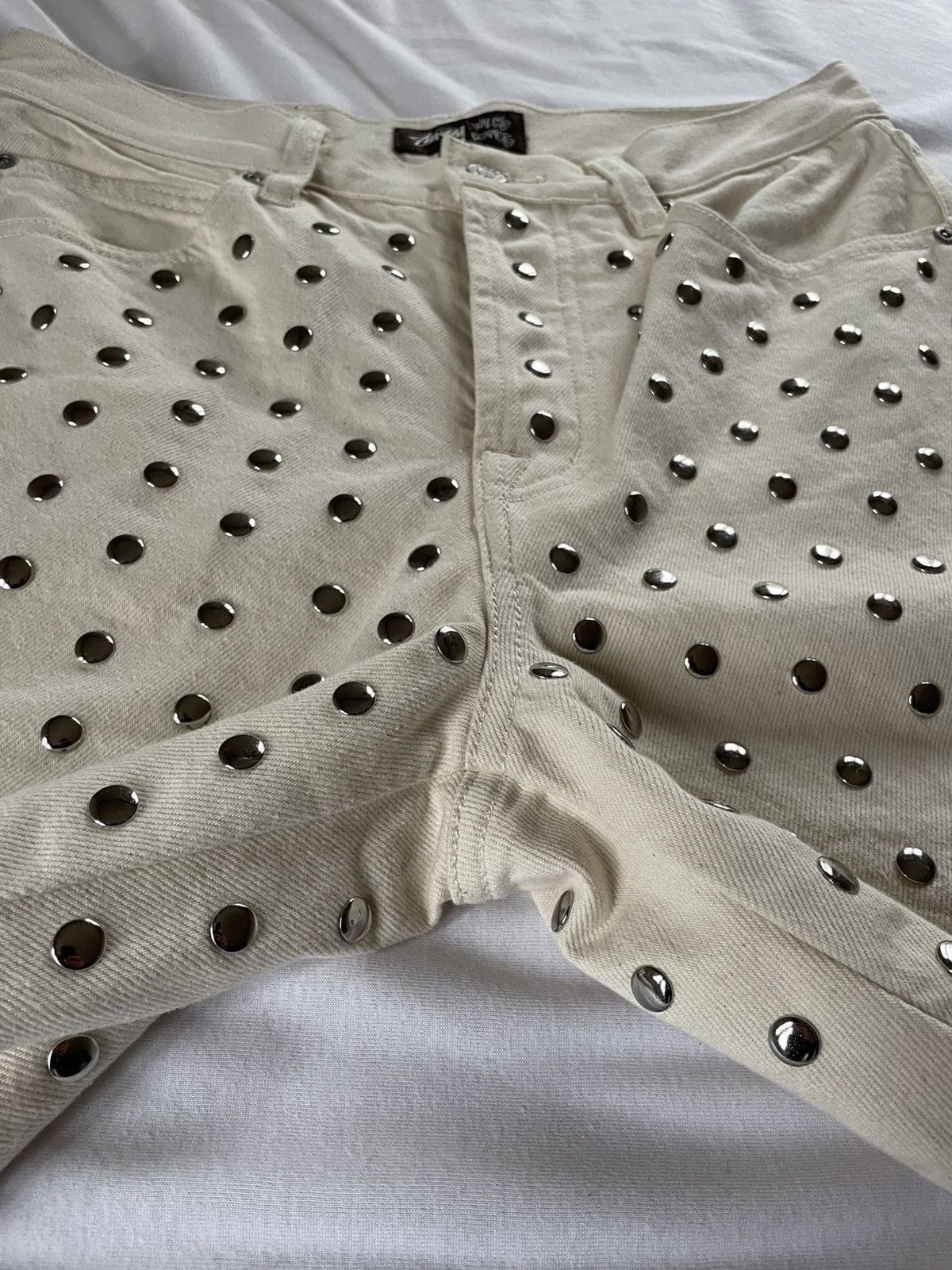 Stussy × Wales Bonner Stussy x Wales Bonner Studded Shorts - FW25 Size US 30 / EU 46 - 3 Thumbnail