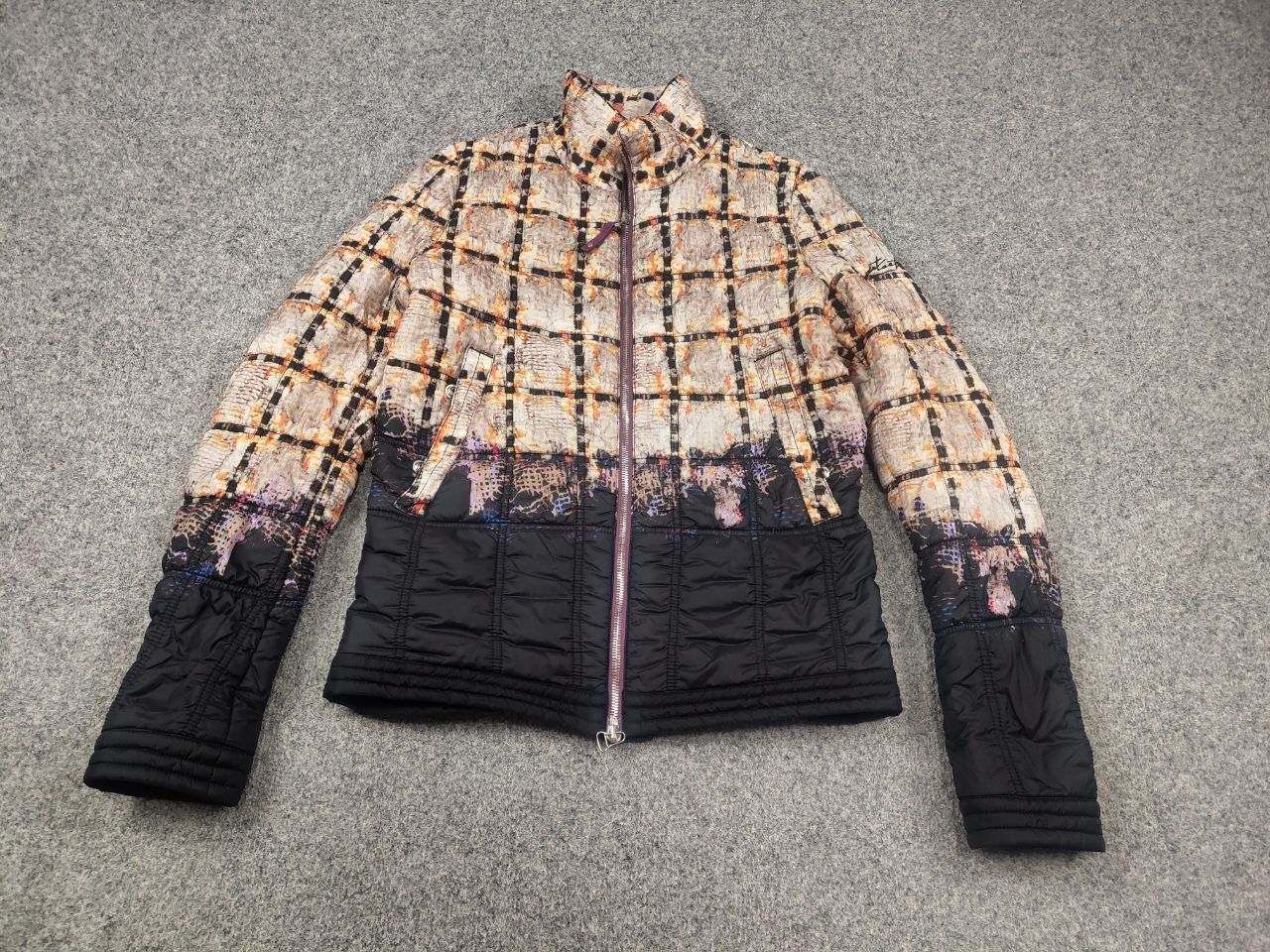 JET SET Jet Set Italy Design Quilted Insulated gradient Down Jacket Size S / US 4 / IT 40 - 3 Thumbnail