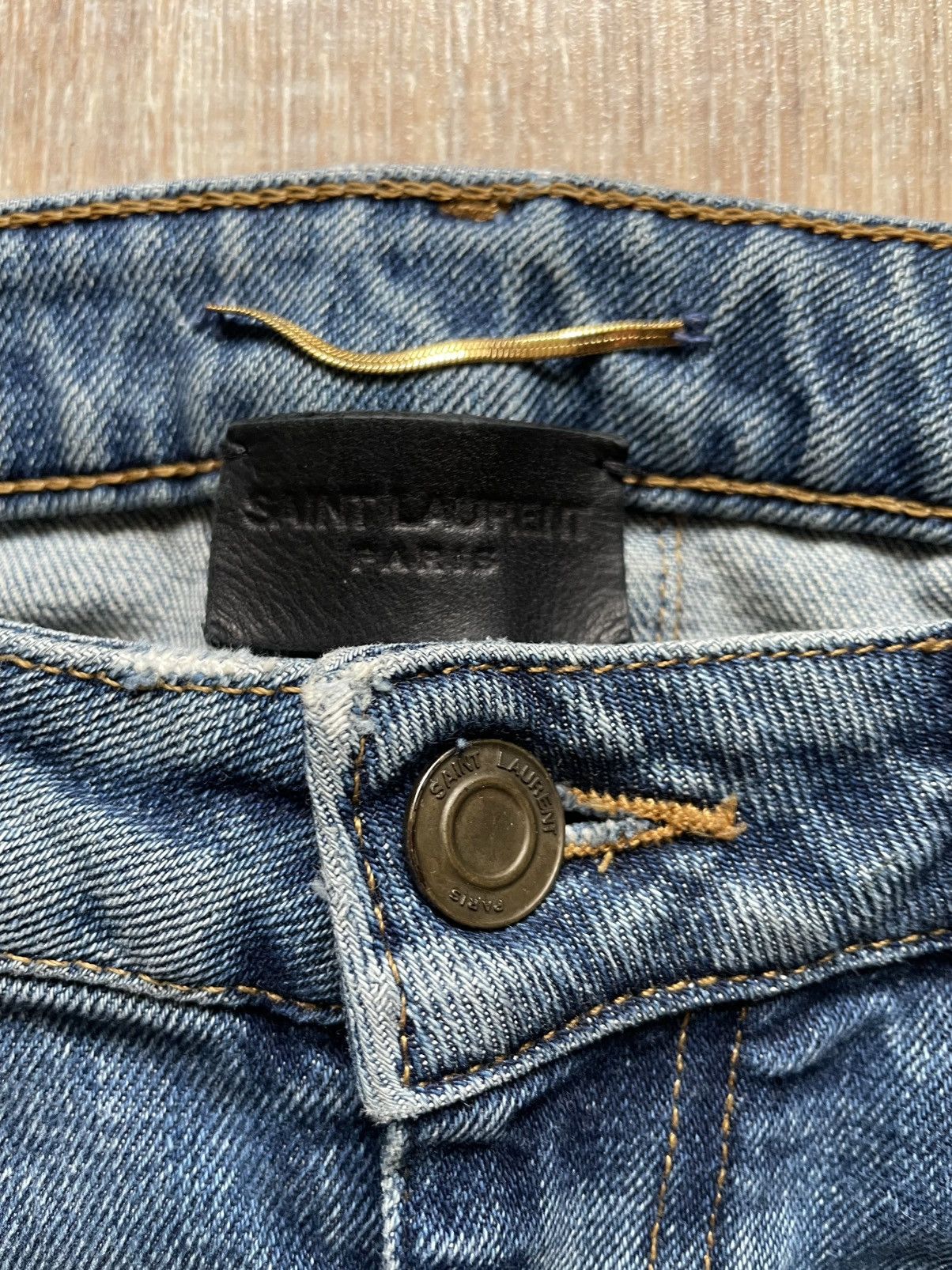 Hedi Slimane × Saint Laurent Paris Saint Laurent Paris SS15 D01 jeans ...