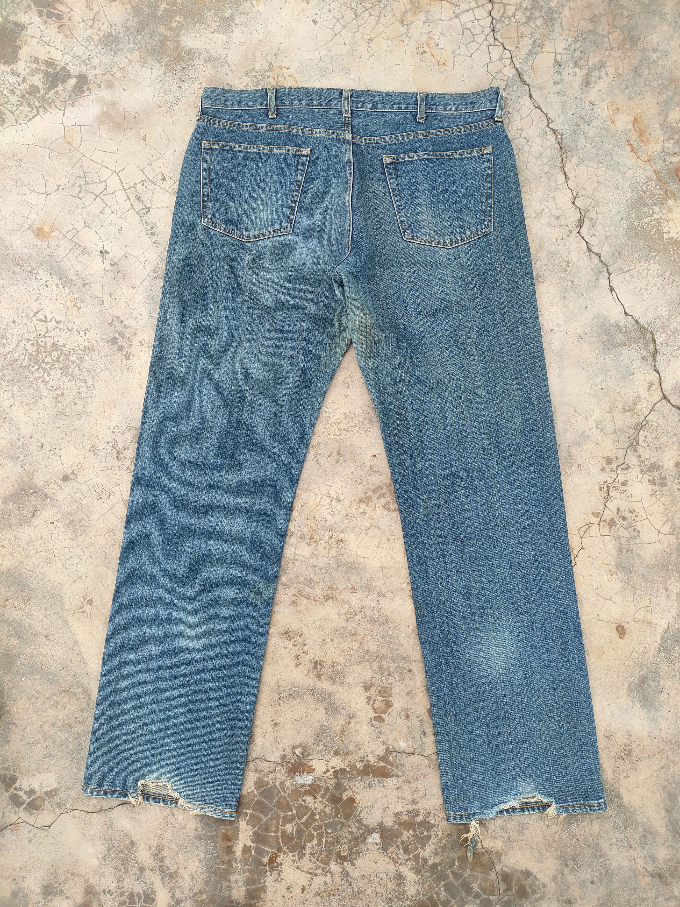 Japanese Brand × Jean × Vintage VINTAGE JAPANESE FADED JEANS DENIM PANTS Size US 40 / EU 56 - 1 Thumbnail