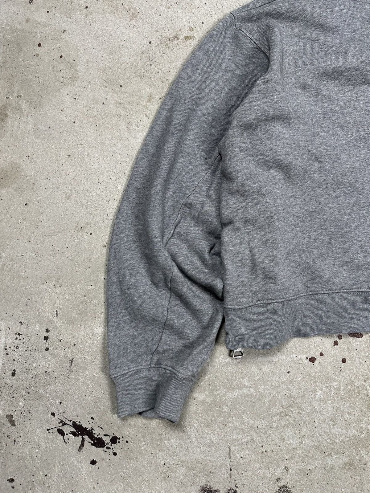 Acne Studios Acne Studios Bird Z Fleece PSS14 Cropped Crewneck Zipper Size S / US 4 / IT 40 - 9 Thumbnail