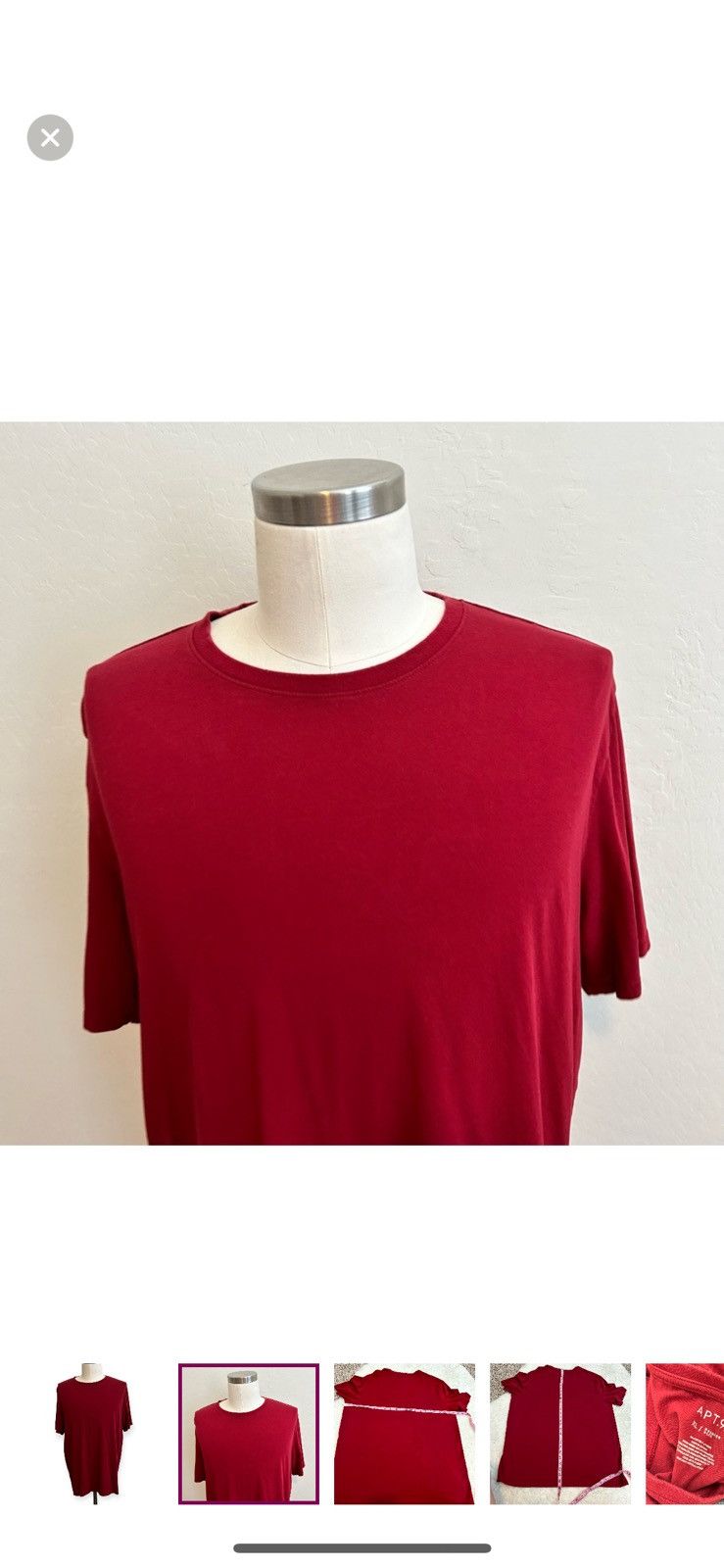 Apt. 9 Apt. 9 XL red T shirt Size US XL / EU 56 / 4 - 5 Thumbnail