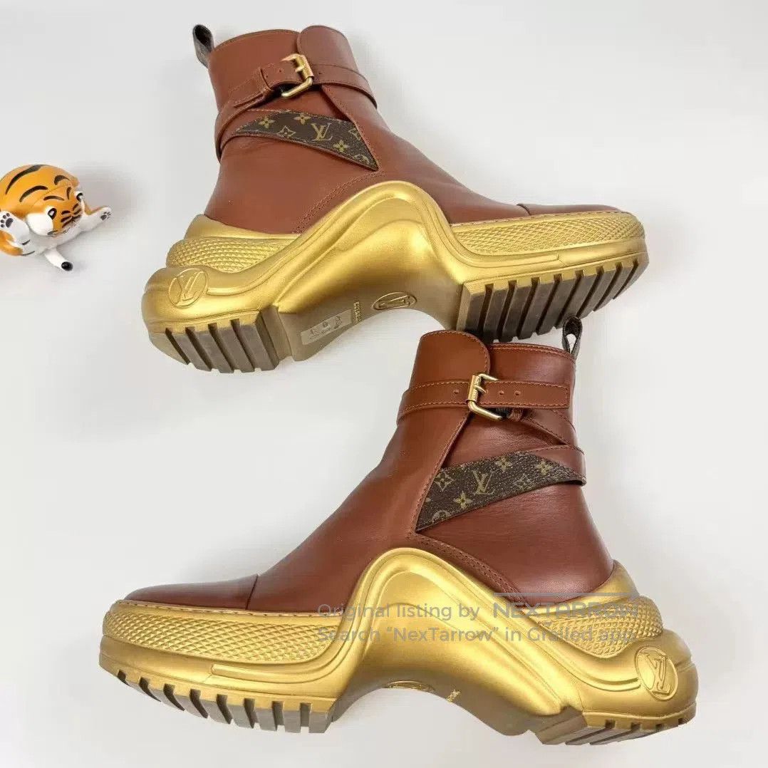 Louis Vuitton Louis Vuitton Archlight Monogram High-Top Boots. Size US 5 / IT 35 - 2 Thumbnail