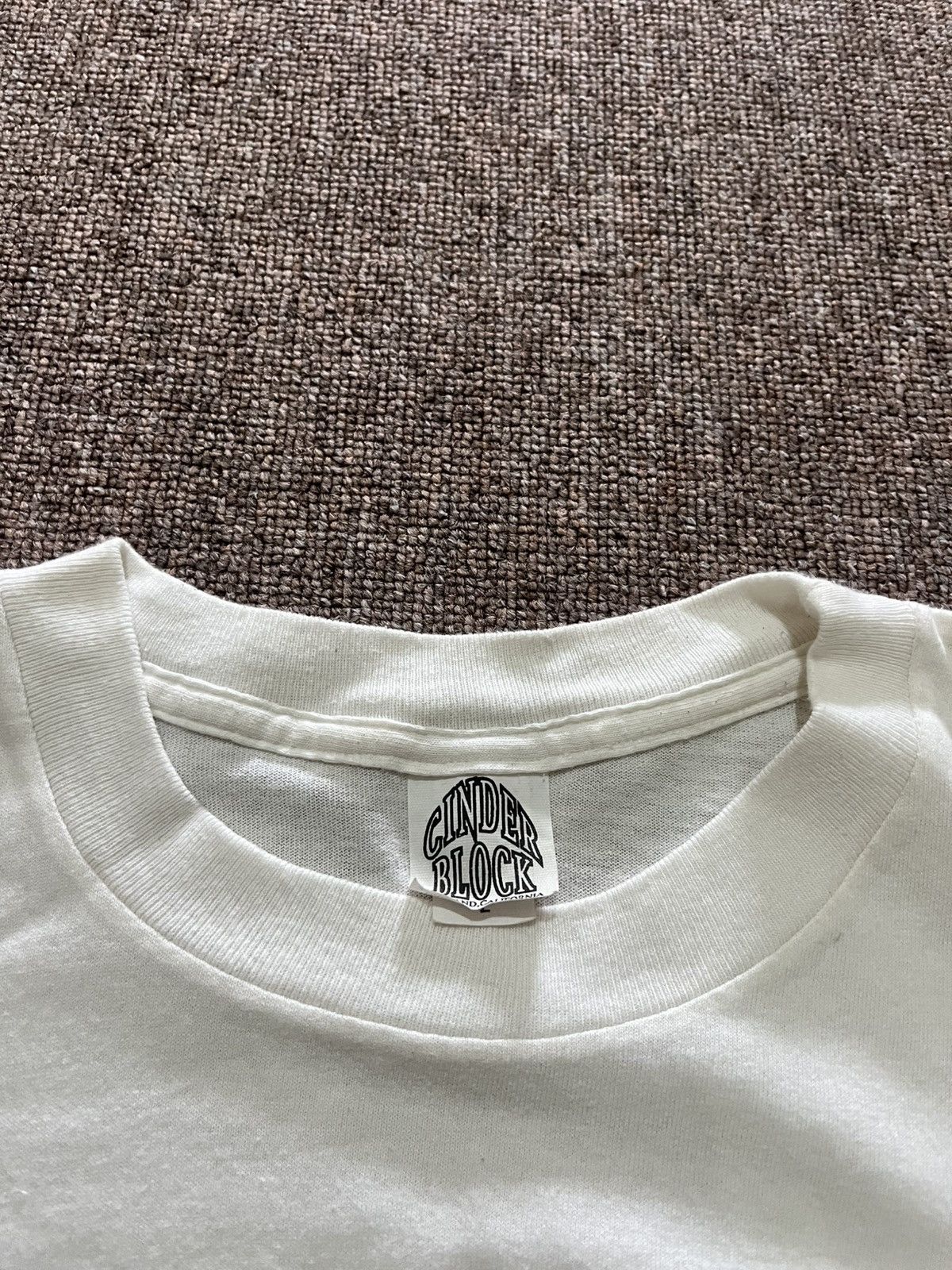 Band Tees Vtg RARE Tilt (Play Cell Album Cover) Cinderblock 1993 Size US L / EU 52-54 / 3 - 5 Thumbnail